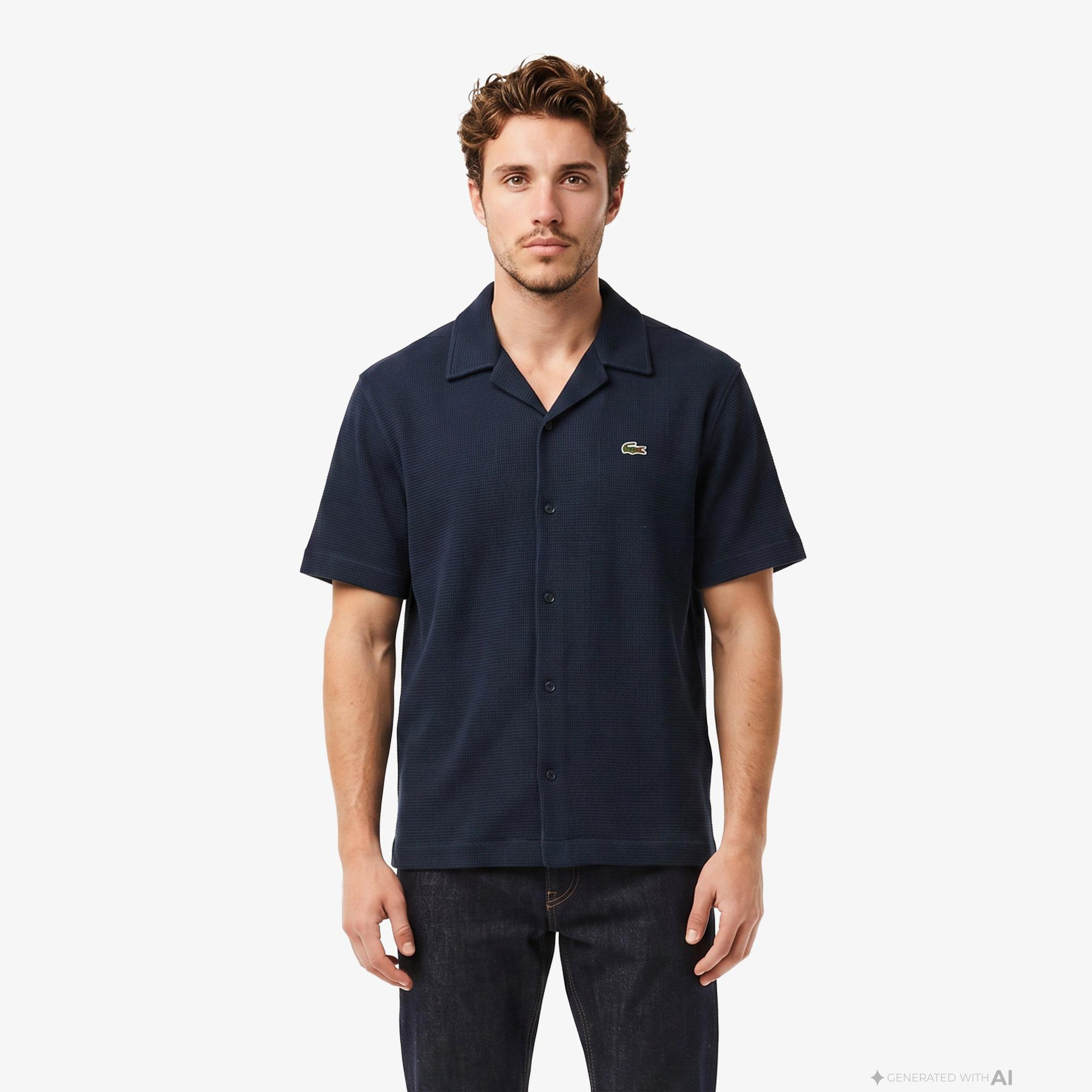 Lacoste Erkek Mavi Gömlek