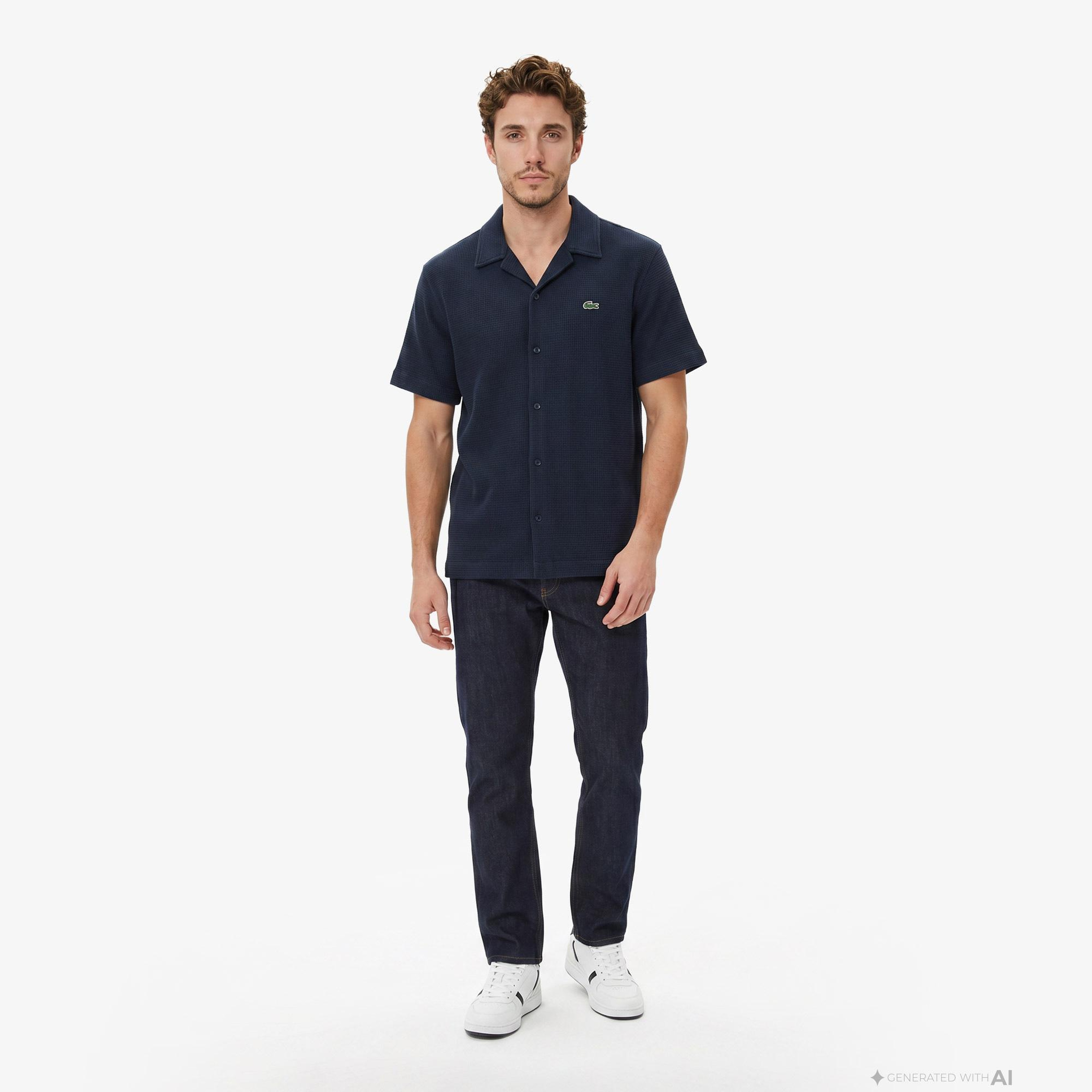 Lacoste Erkek Mavi Gömlek