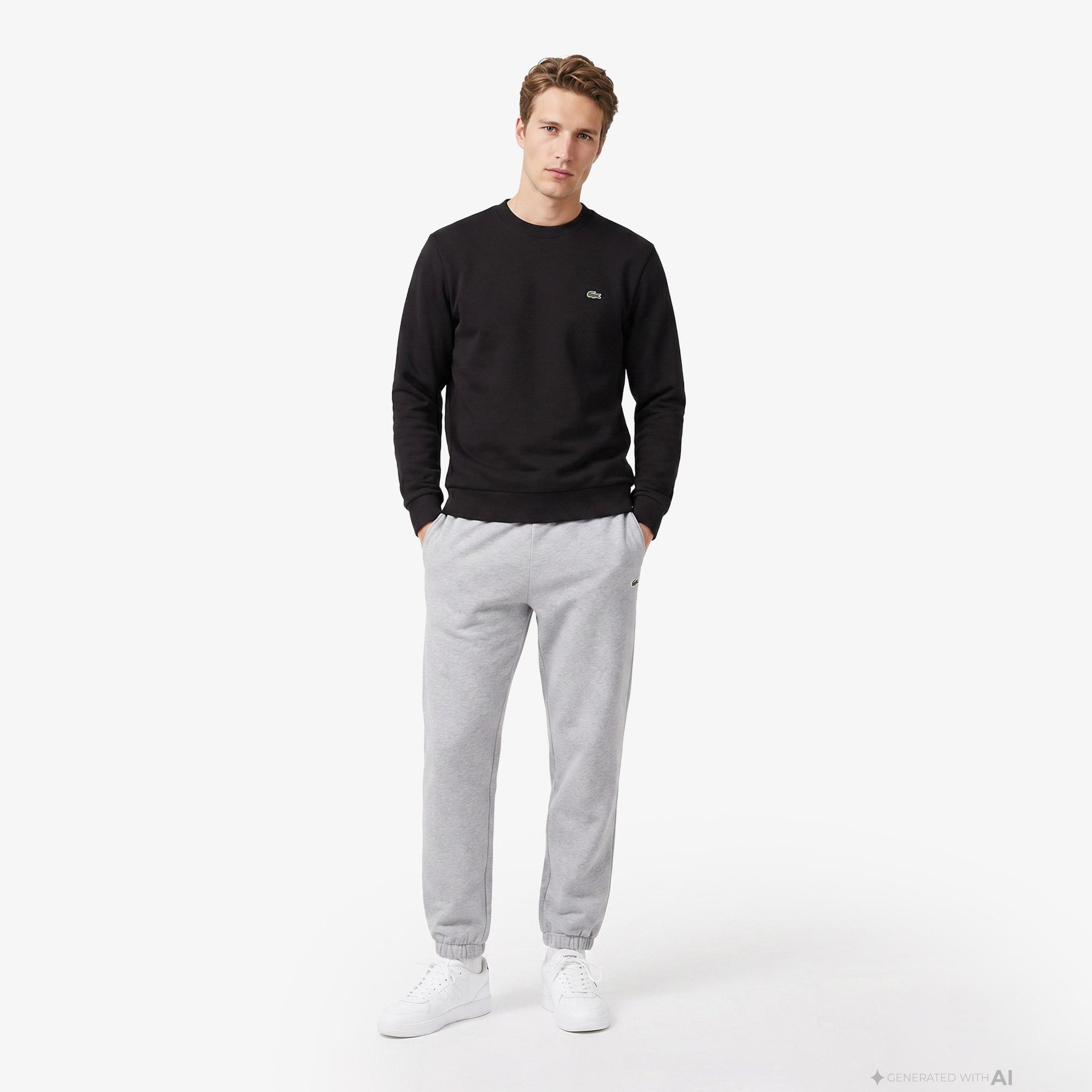Lacoste Erkek Kahverengi Sweatshirt