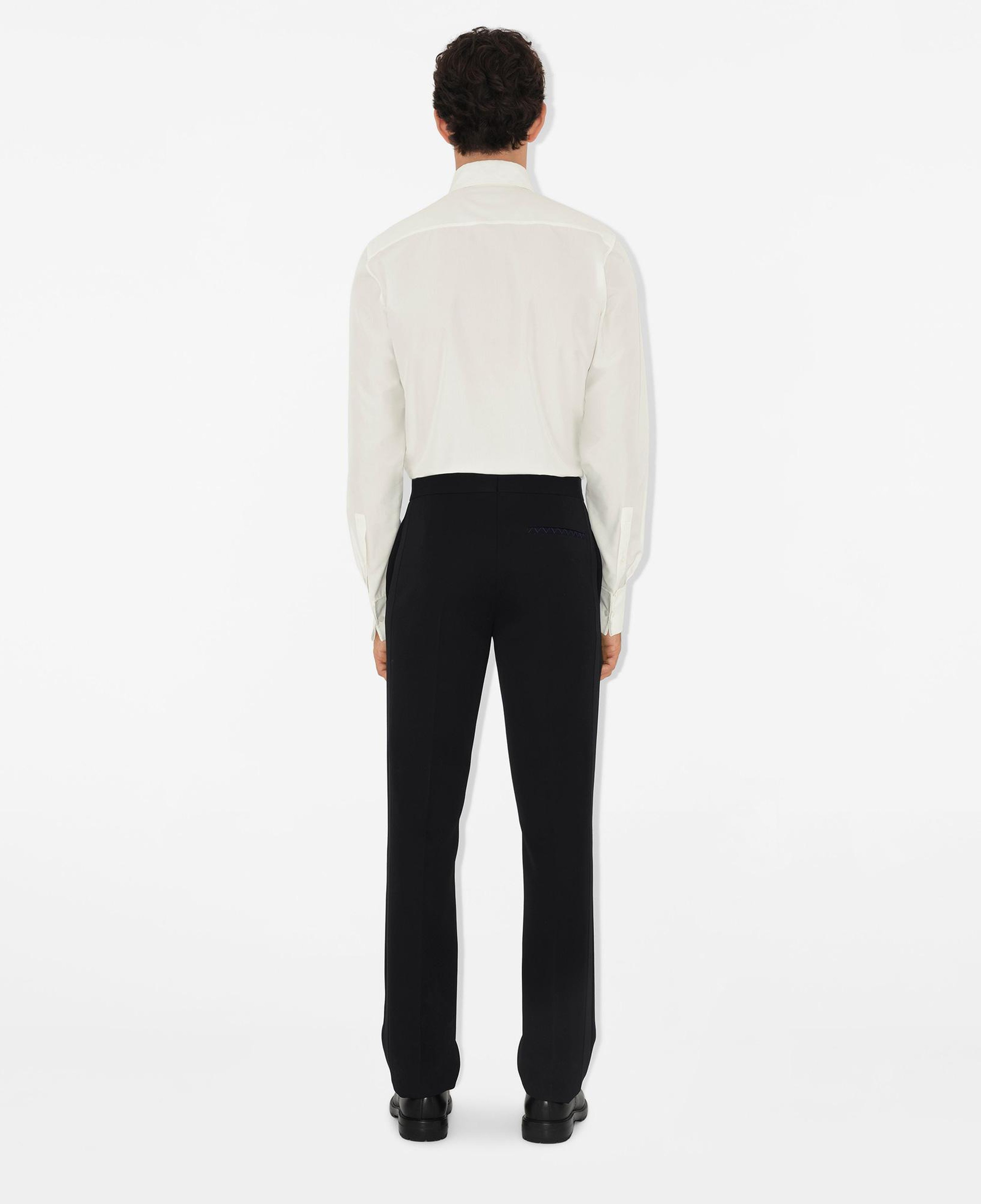 Burberry Slim Fit Cotton Silk Tuxedo Erkek Beyaz Gömlek