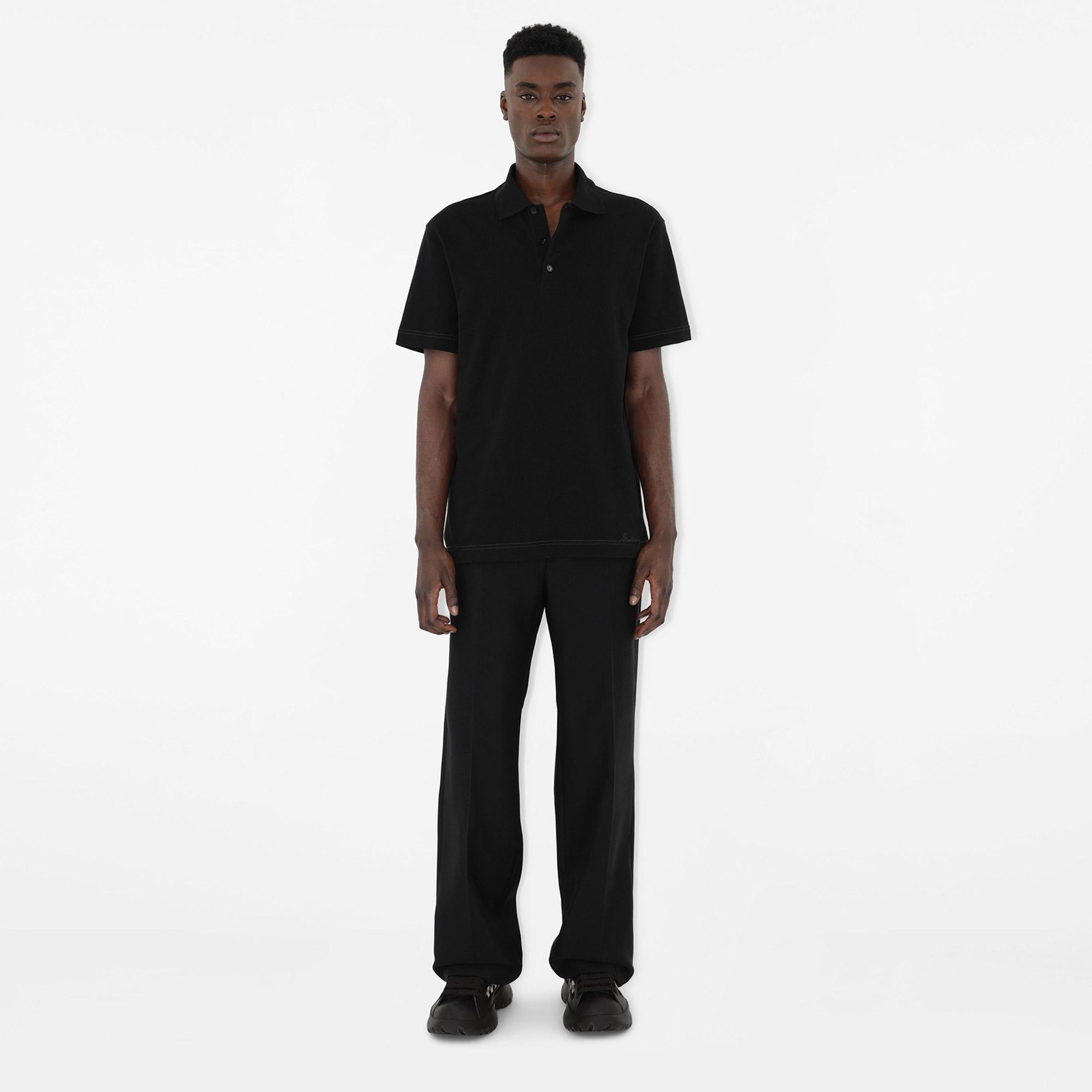 Burberry Erkek Siyah Polo