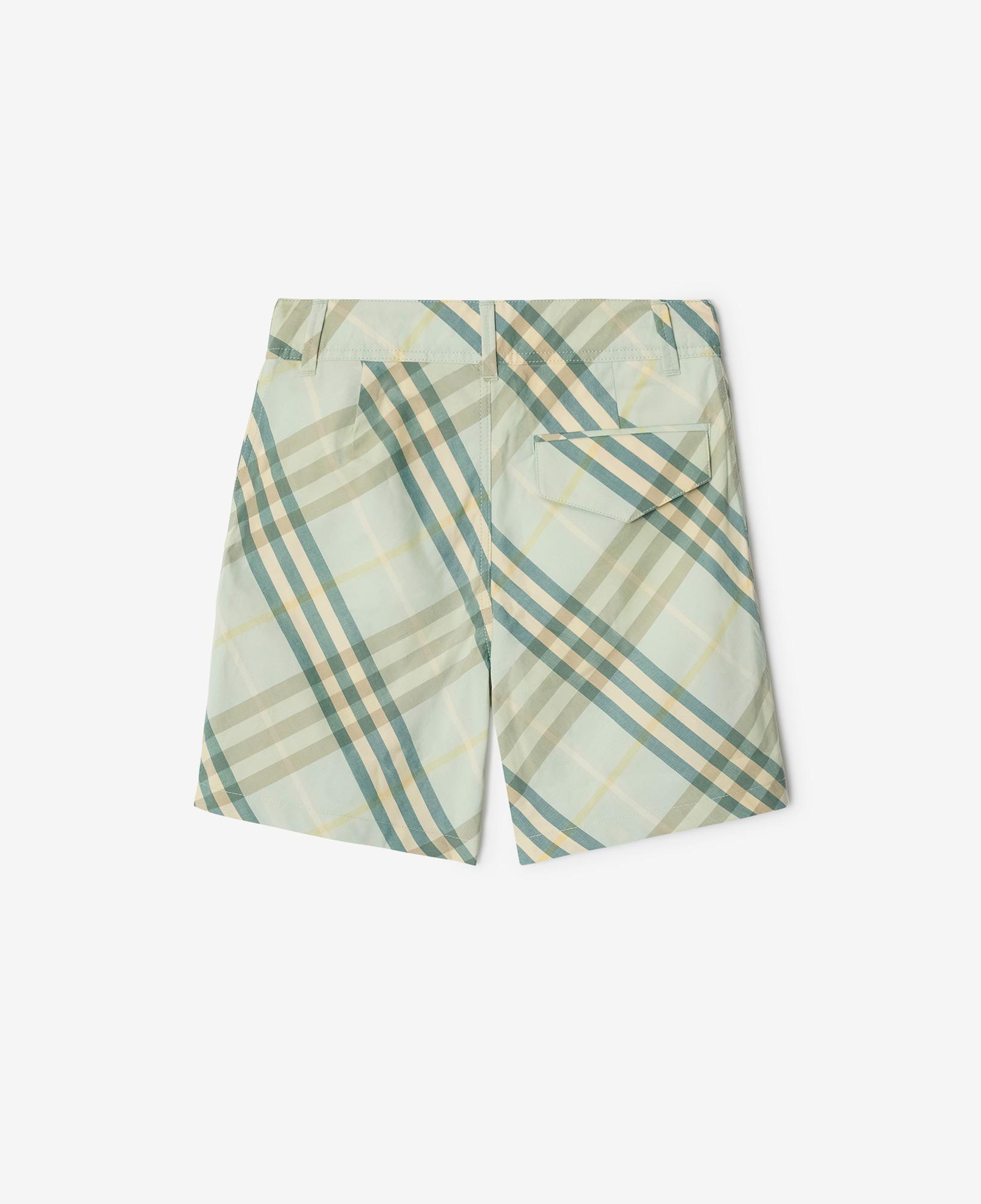 Burberry Oscar Cotton Çocuk Krem Şort