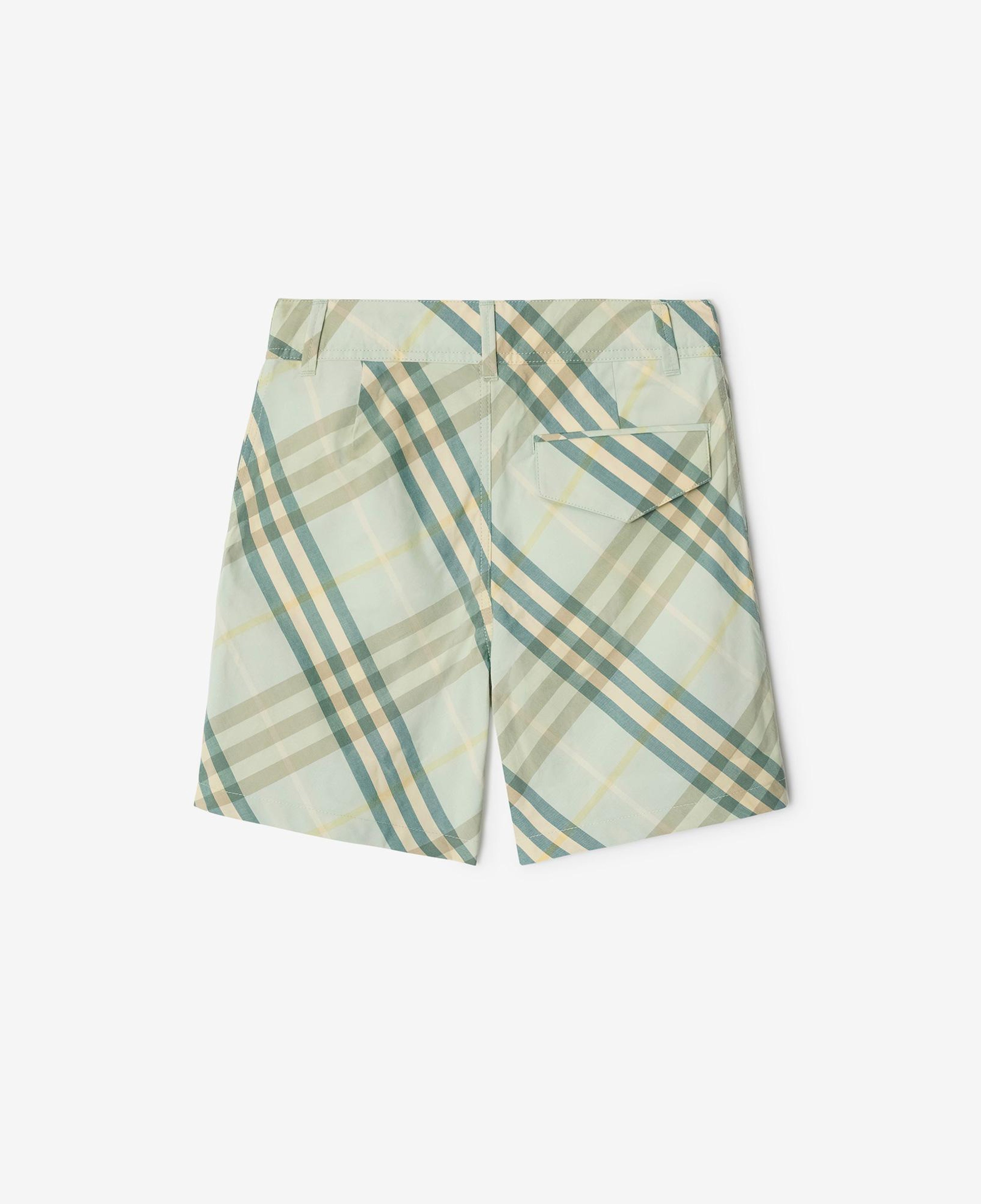 Burberry Oscar Cotton Çocuk Krem Şort