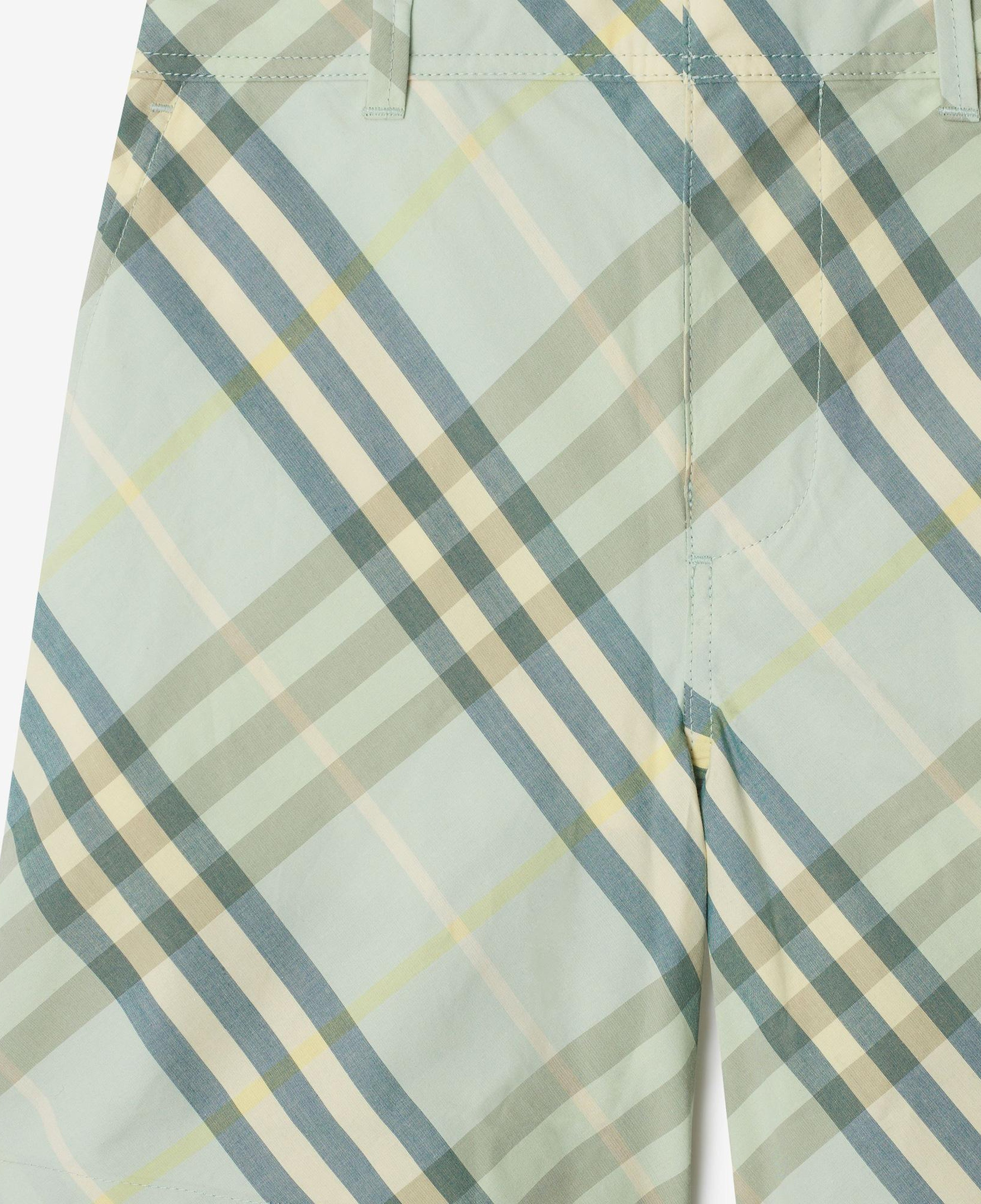 Burberry Oscar Cotton Çocuk Krem Şort