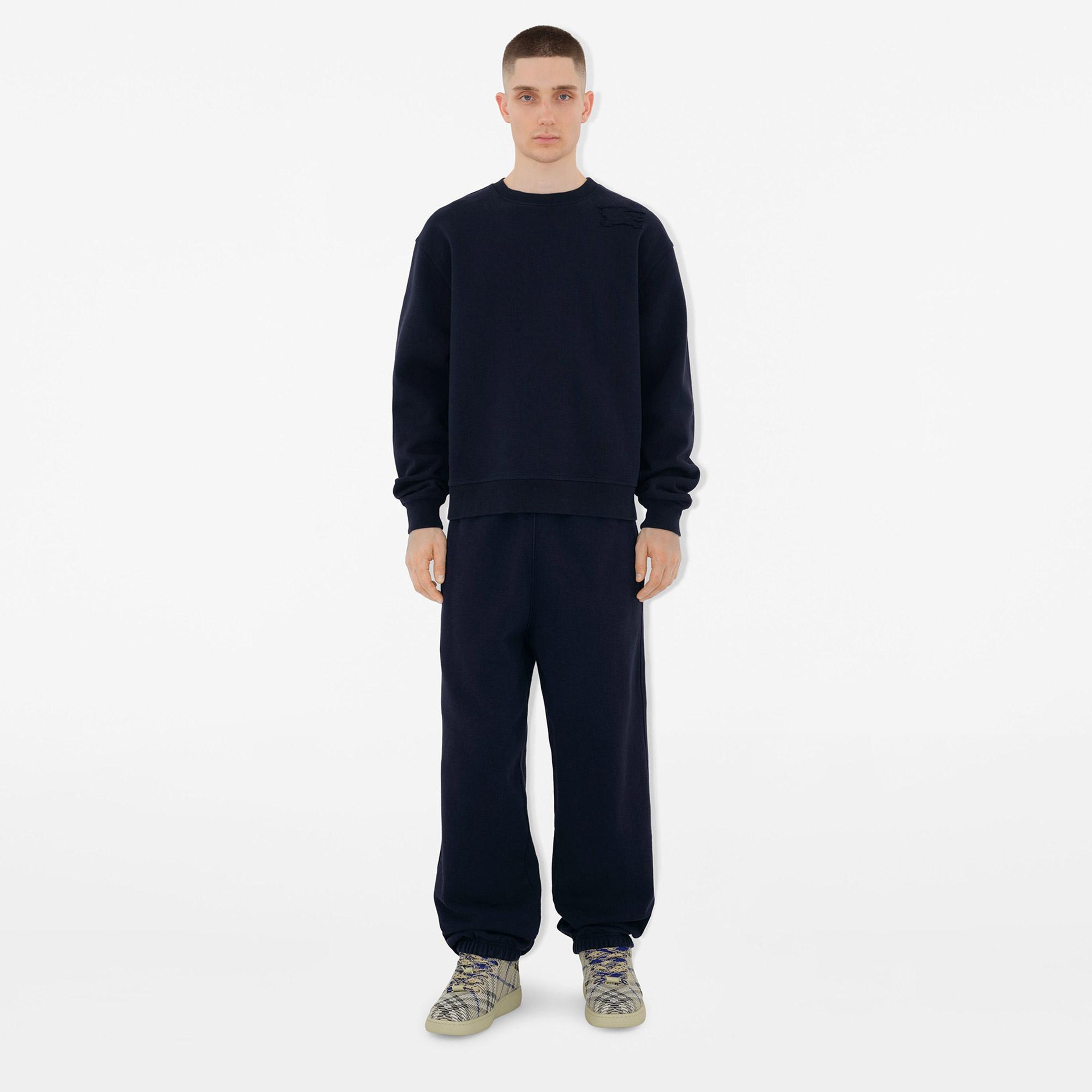 Burberry Erkek Lacivert Sweatshirt