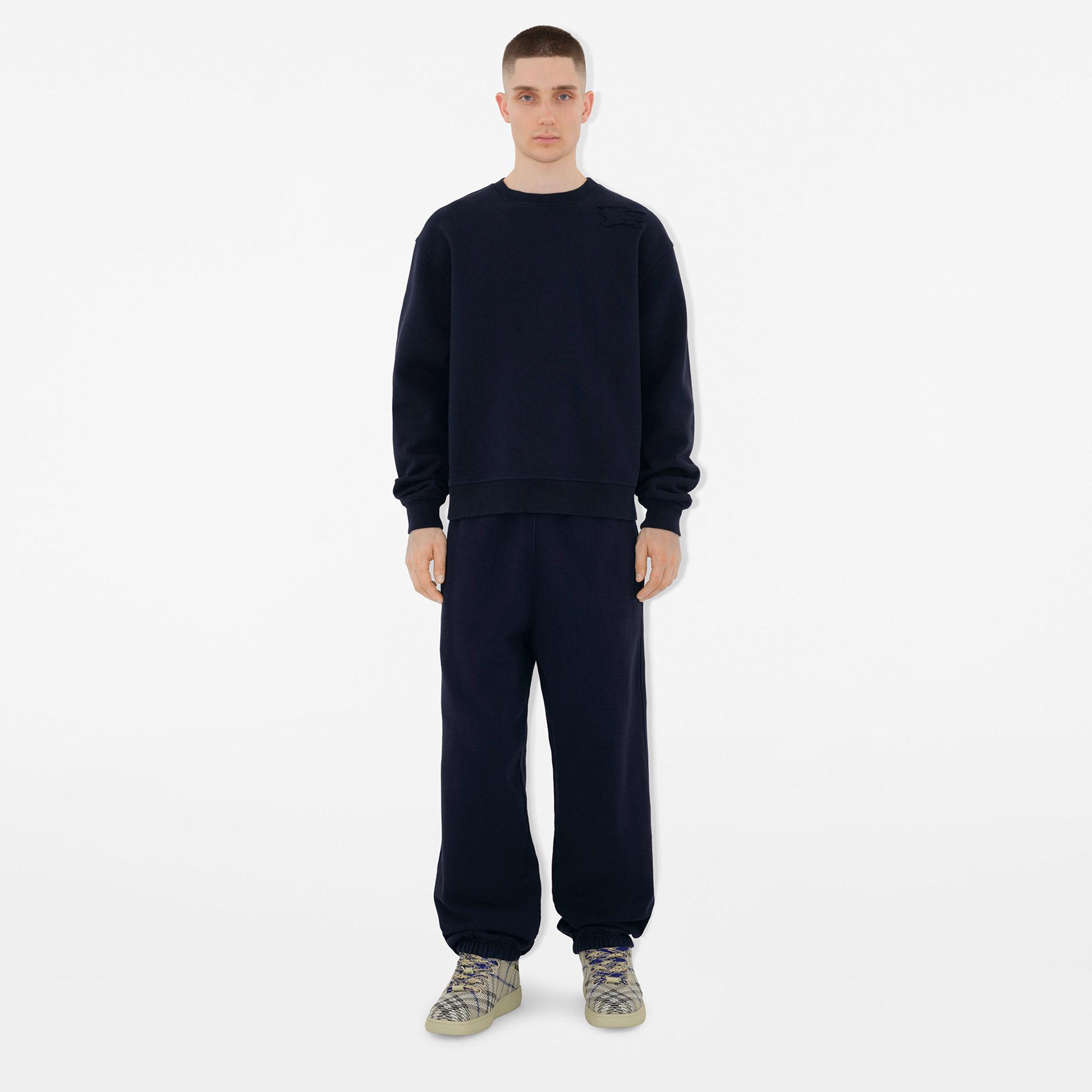 Burberry Erkek Lacivert Sweatshirt