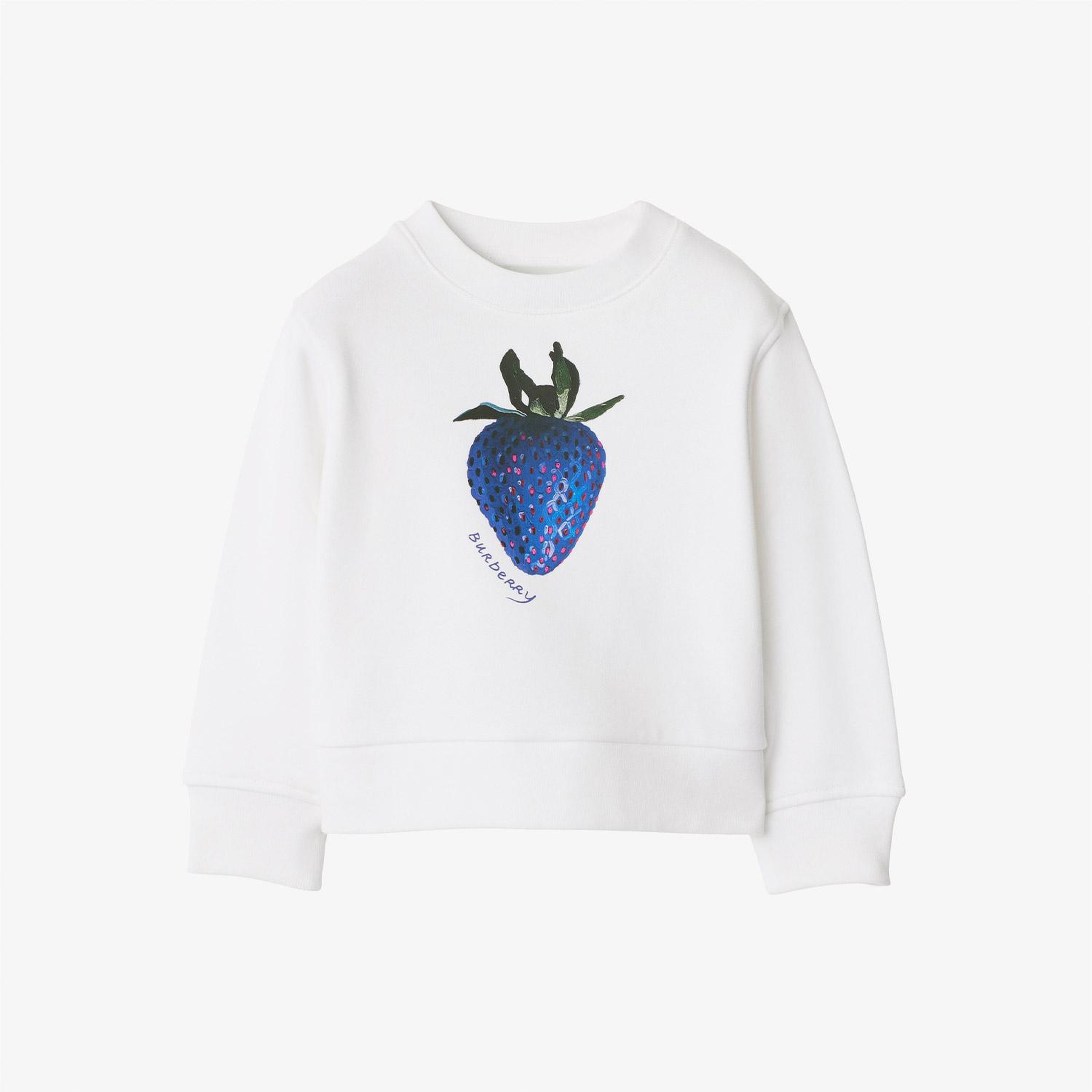 Burberry Çocuk Beyaz Sweatshirt