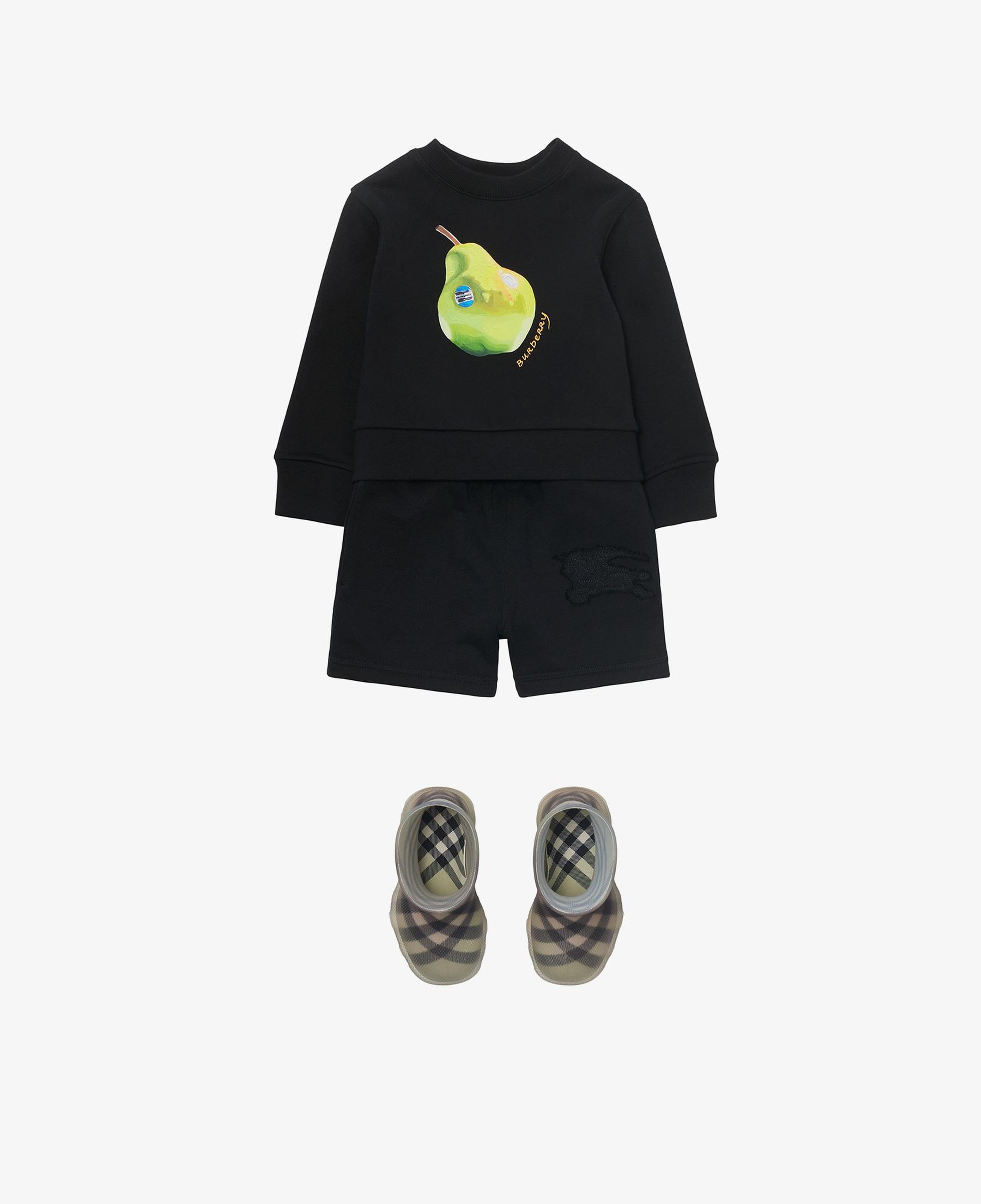 Burberry Çocuk Siyah Sweatshirt
