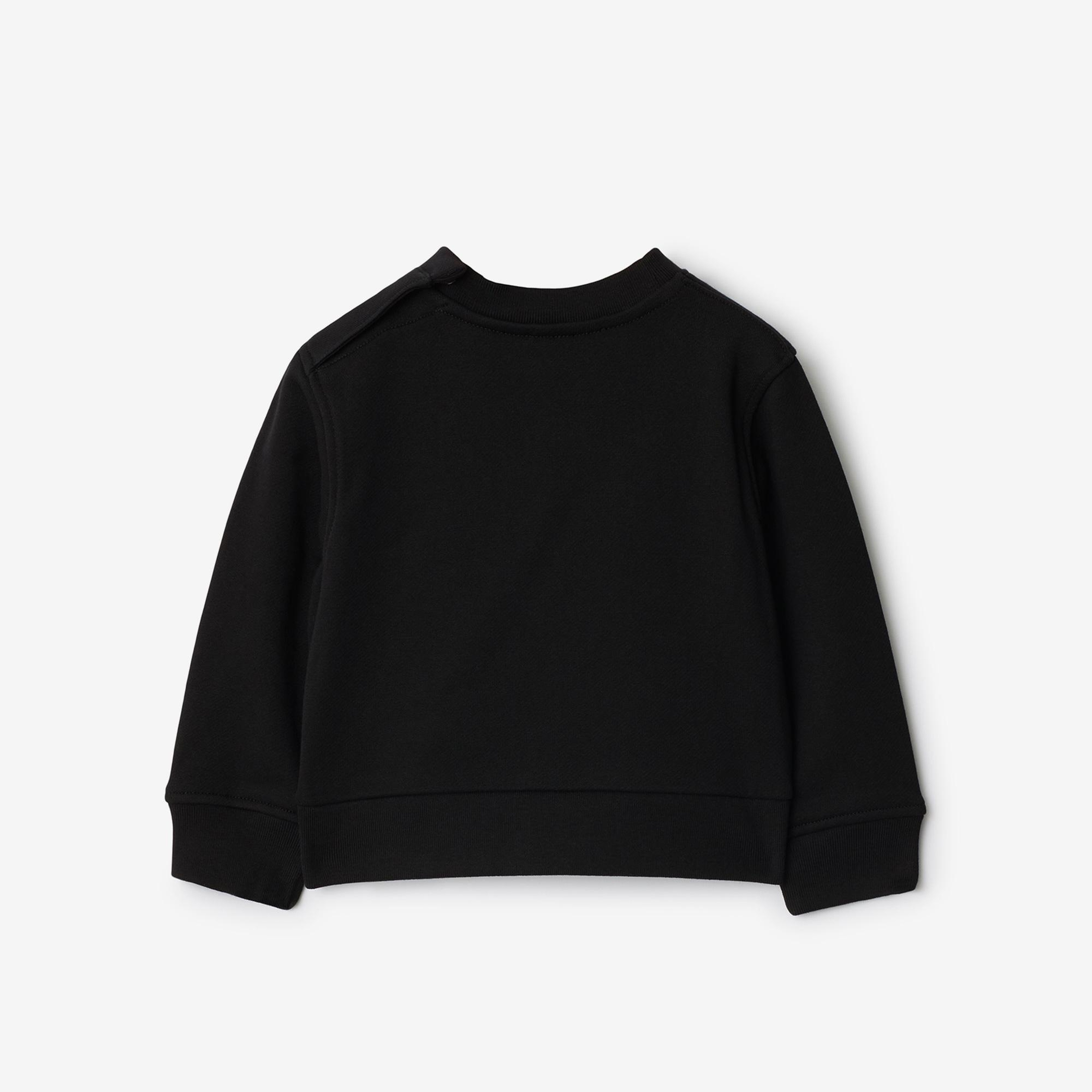 Burberry Çocuk Siyah Sweatshirt