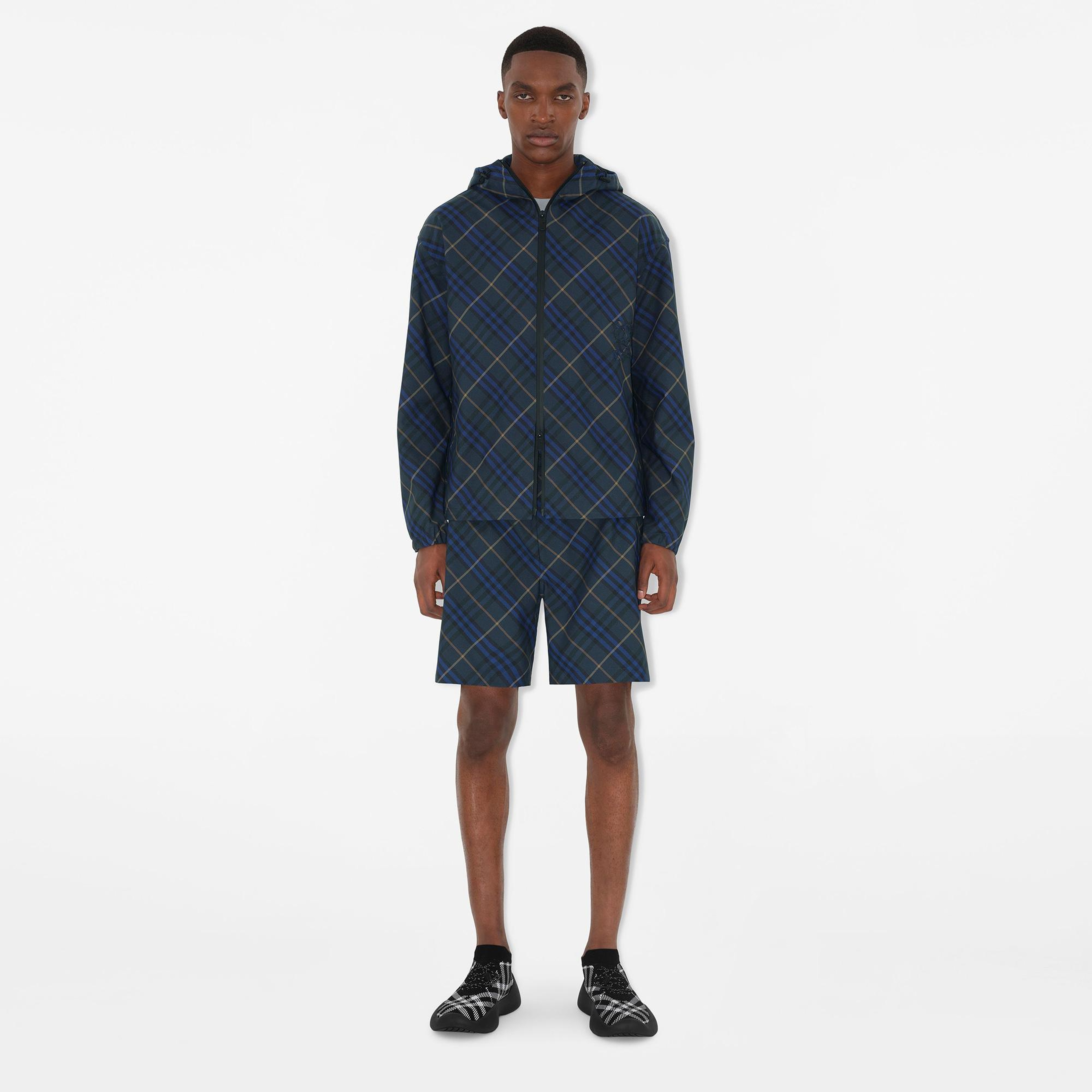 Burberry Tec Twill Erkek Lacivert Mont