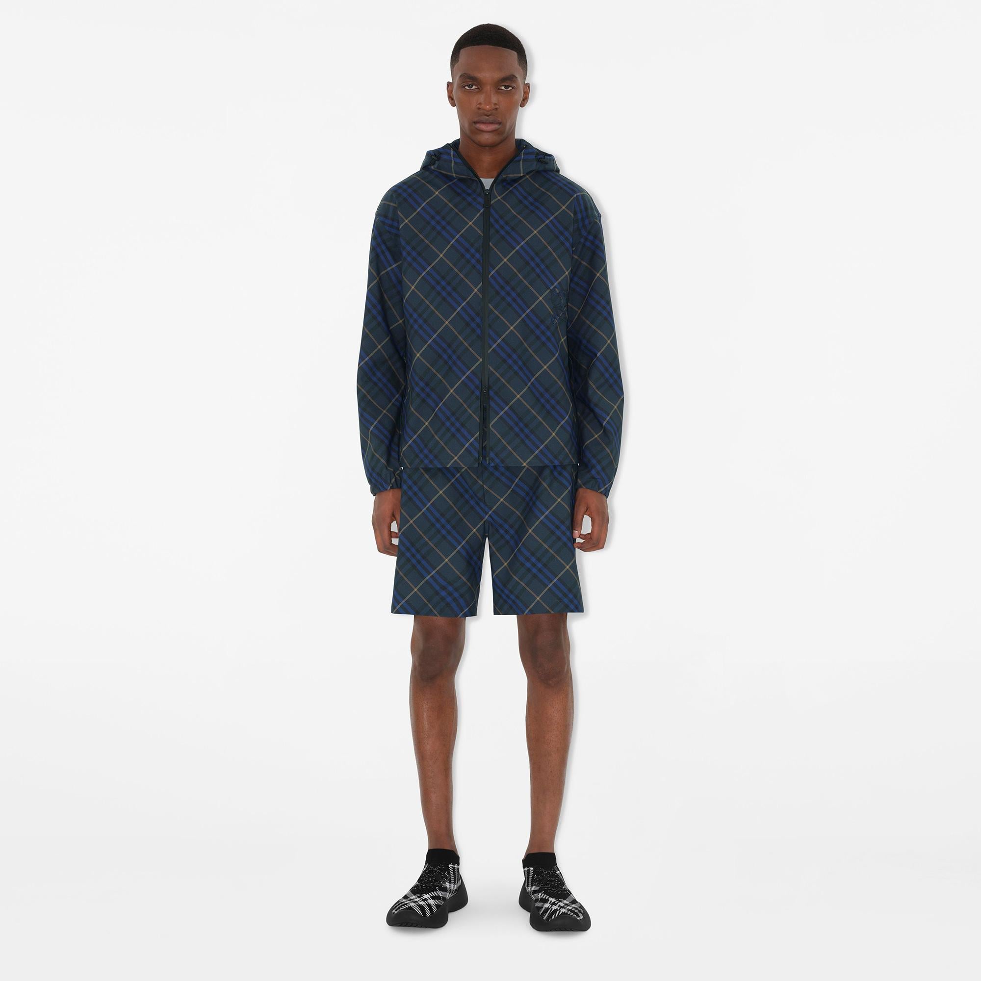 Burberry Tec Twill Erkek Lacivert Mont