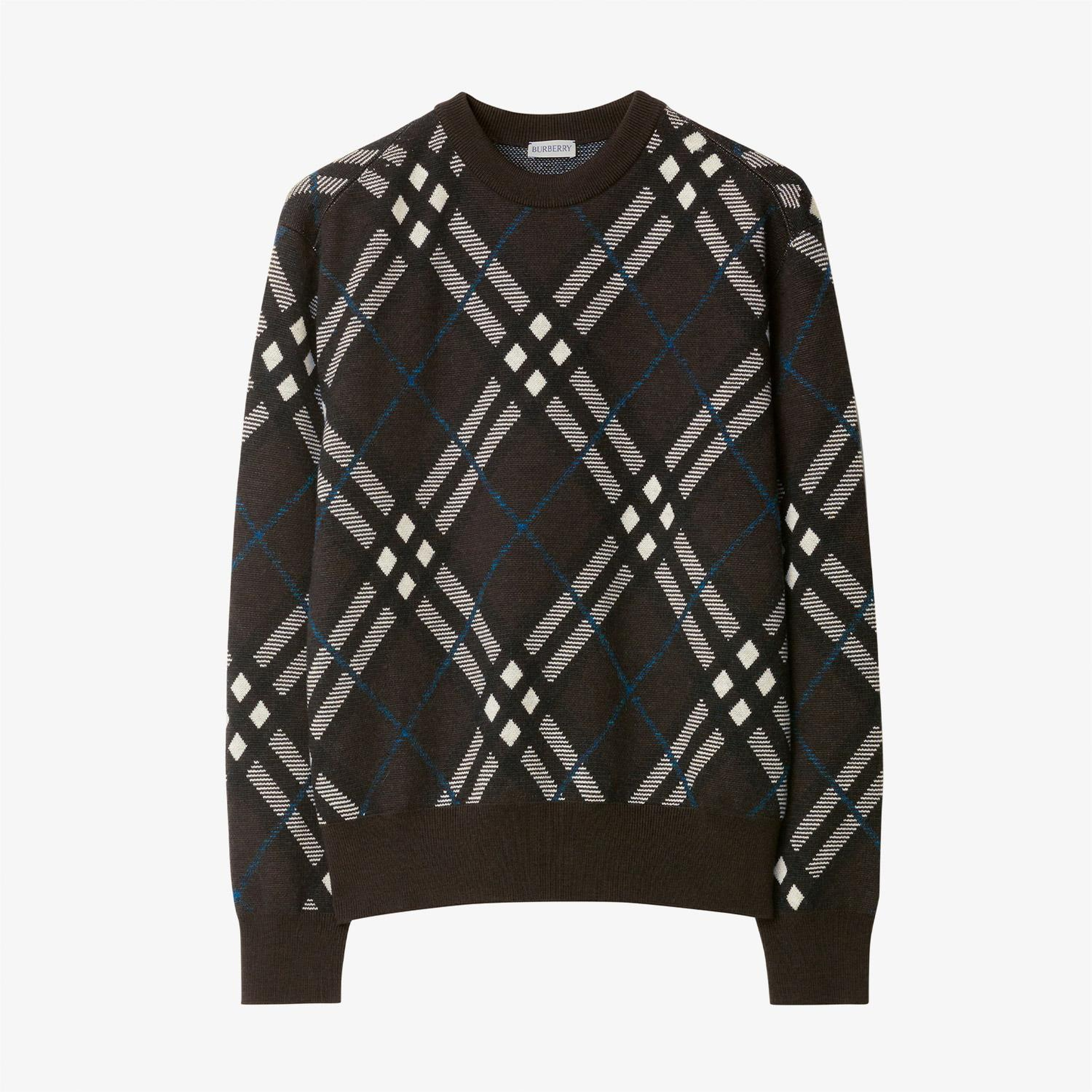 Burberry Erkek Bej Yün Karışımlı Triko