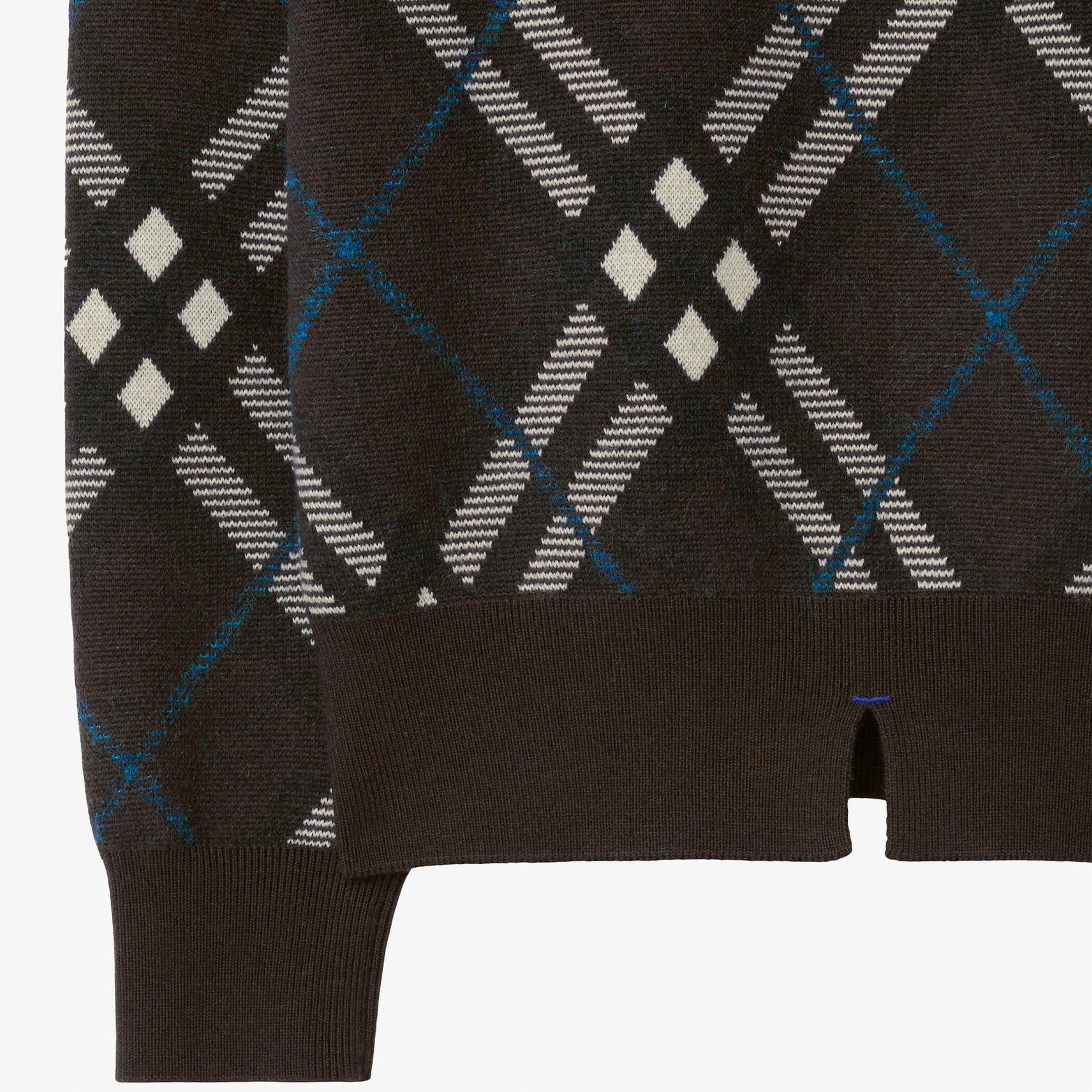 Burberry Erkek Bej Yün Karışımlı Triko