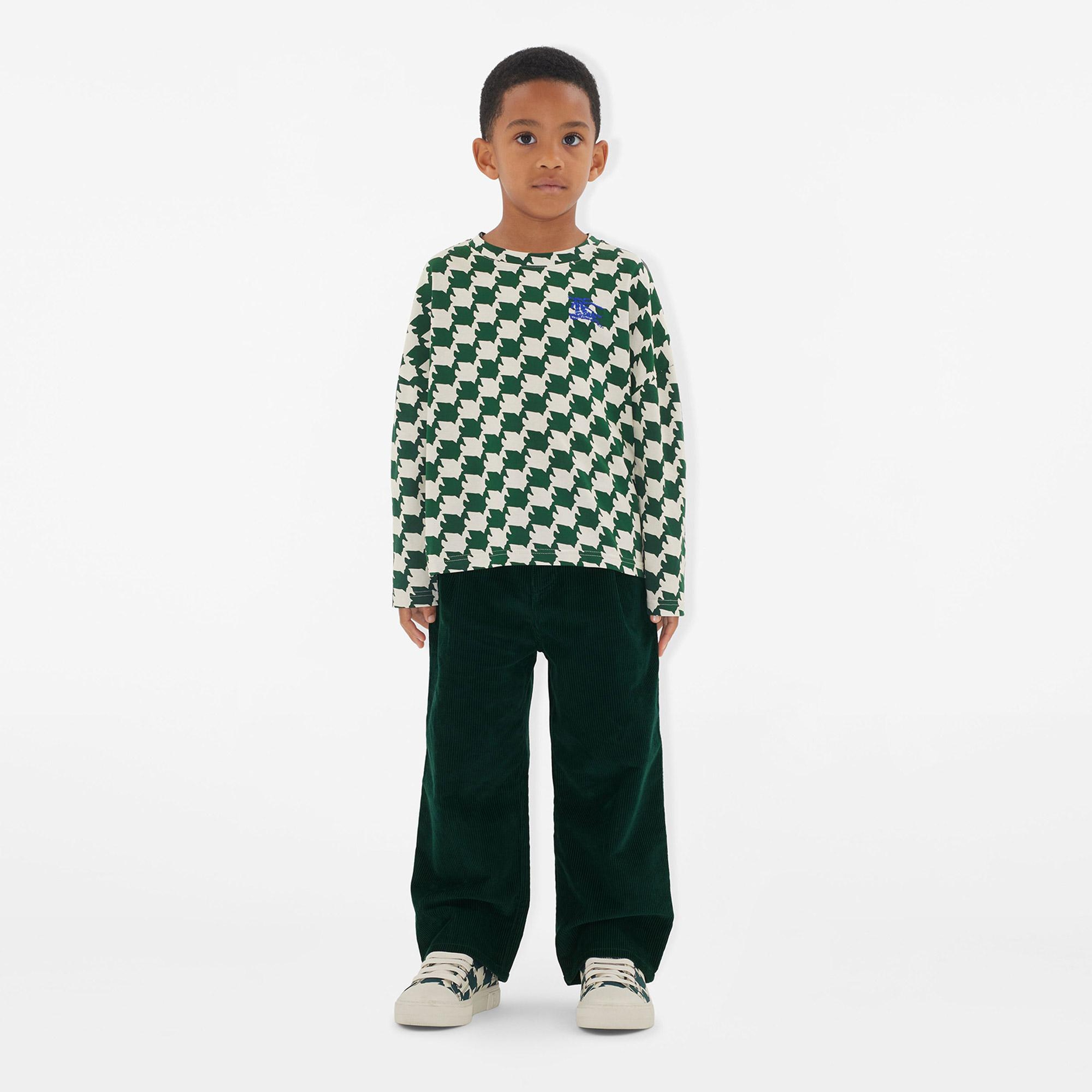 Burberry Çocuk Yeşil T-Shirt