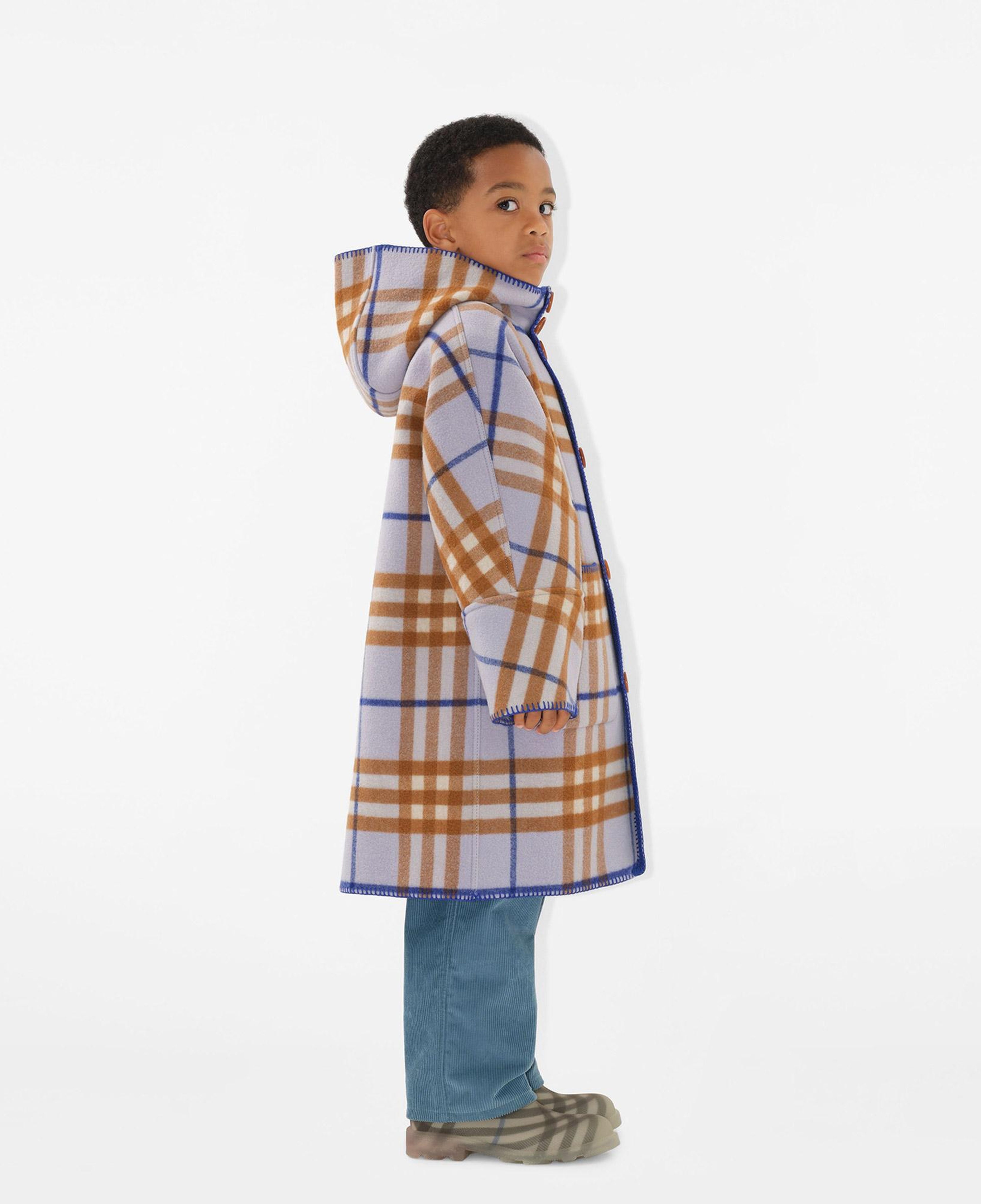 Burberry Çocuk Mavi Yün Mont