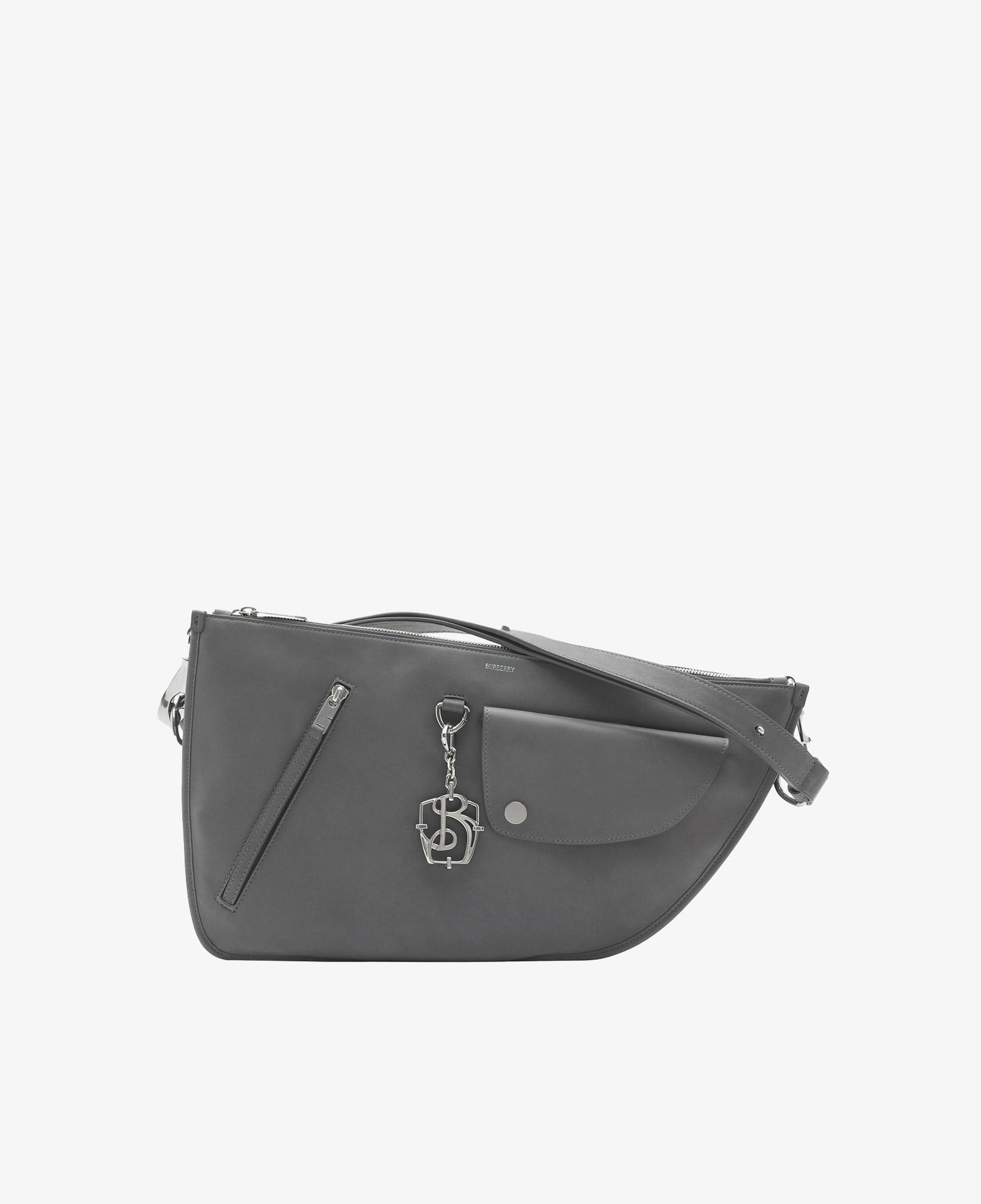 Burberry Shield Twin Kadın Gri Omuz Çantası