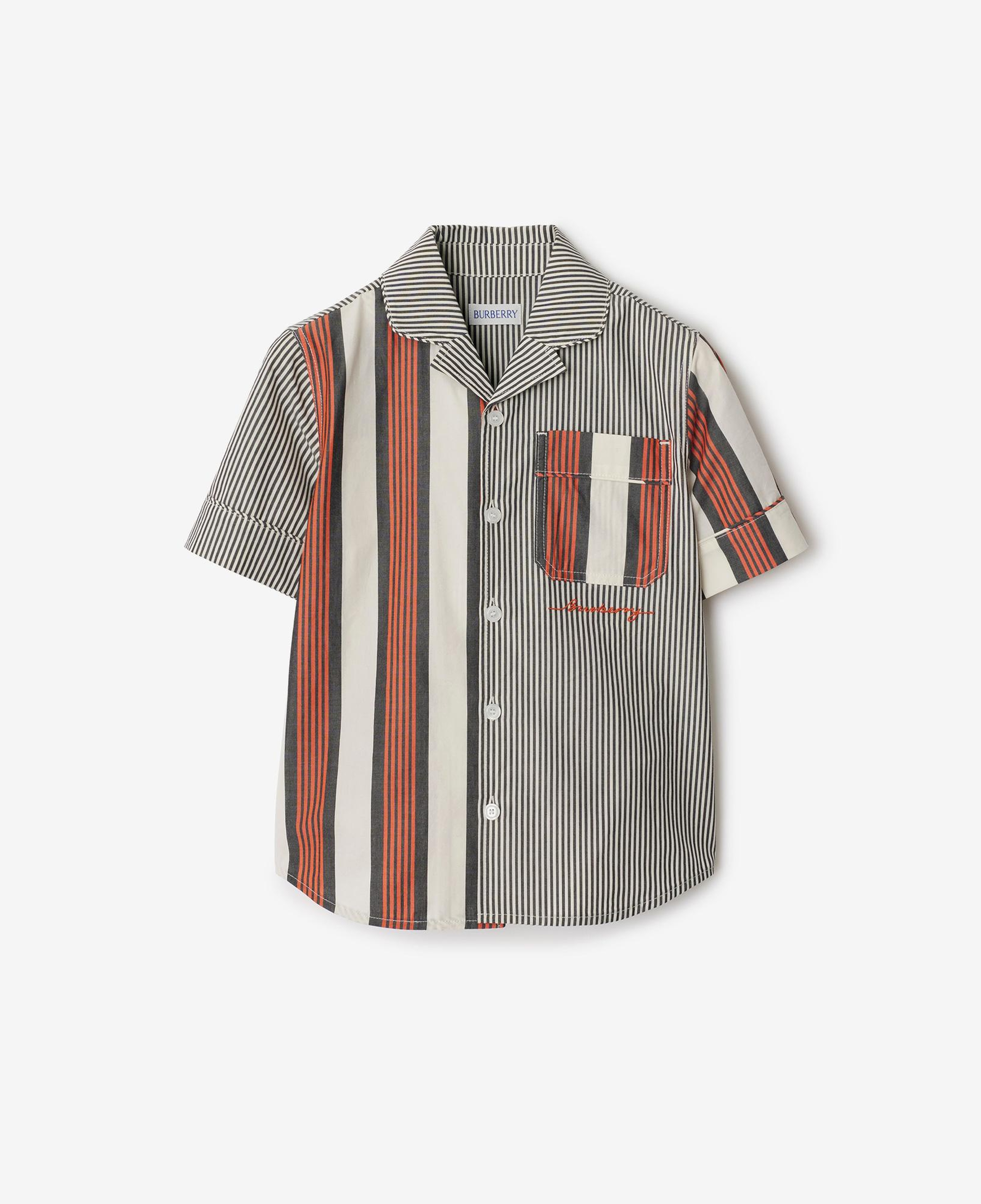 Burberry Xanadu Striped Cotton Çocuk Renkli Gömlek