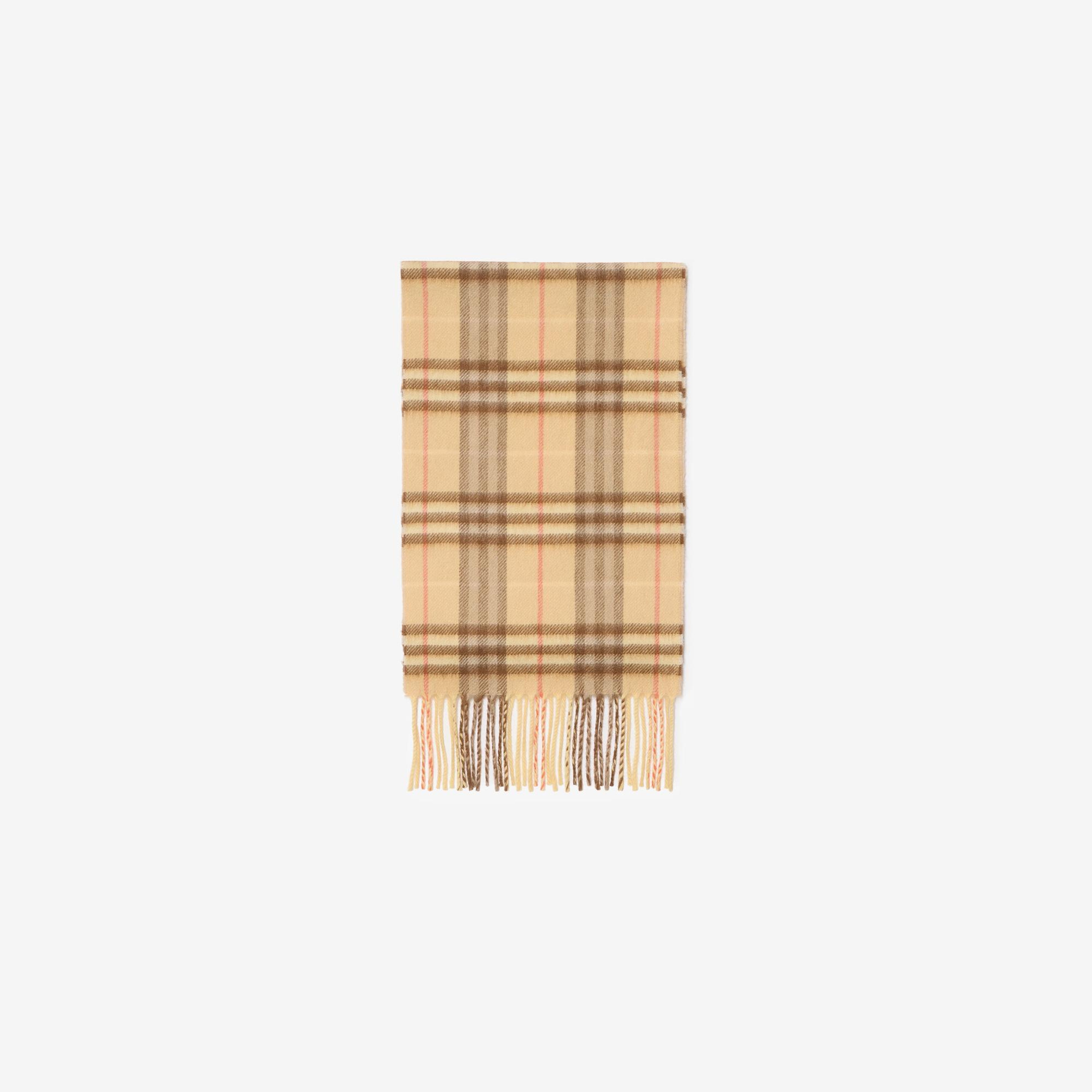 Burberry Vtg Cashmere Çocuk Sarı Atkı
