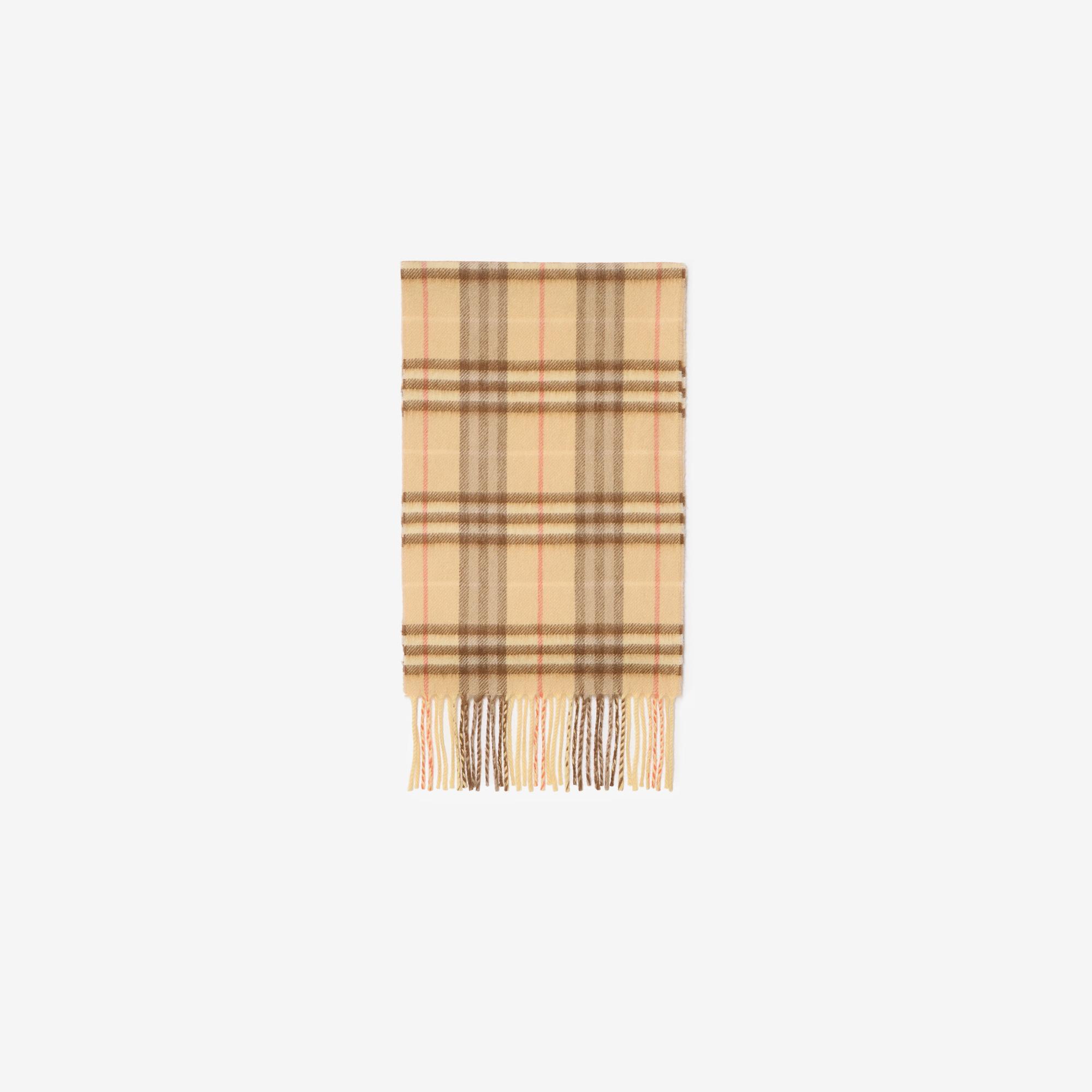 Burberry Vtg Cashmere Çocuk Sarı Atkı