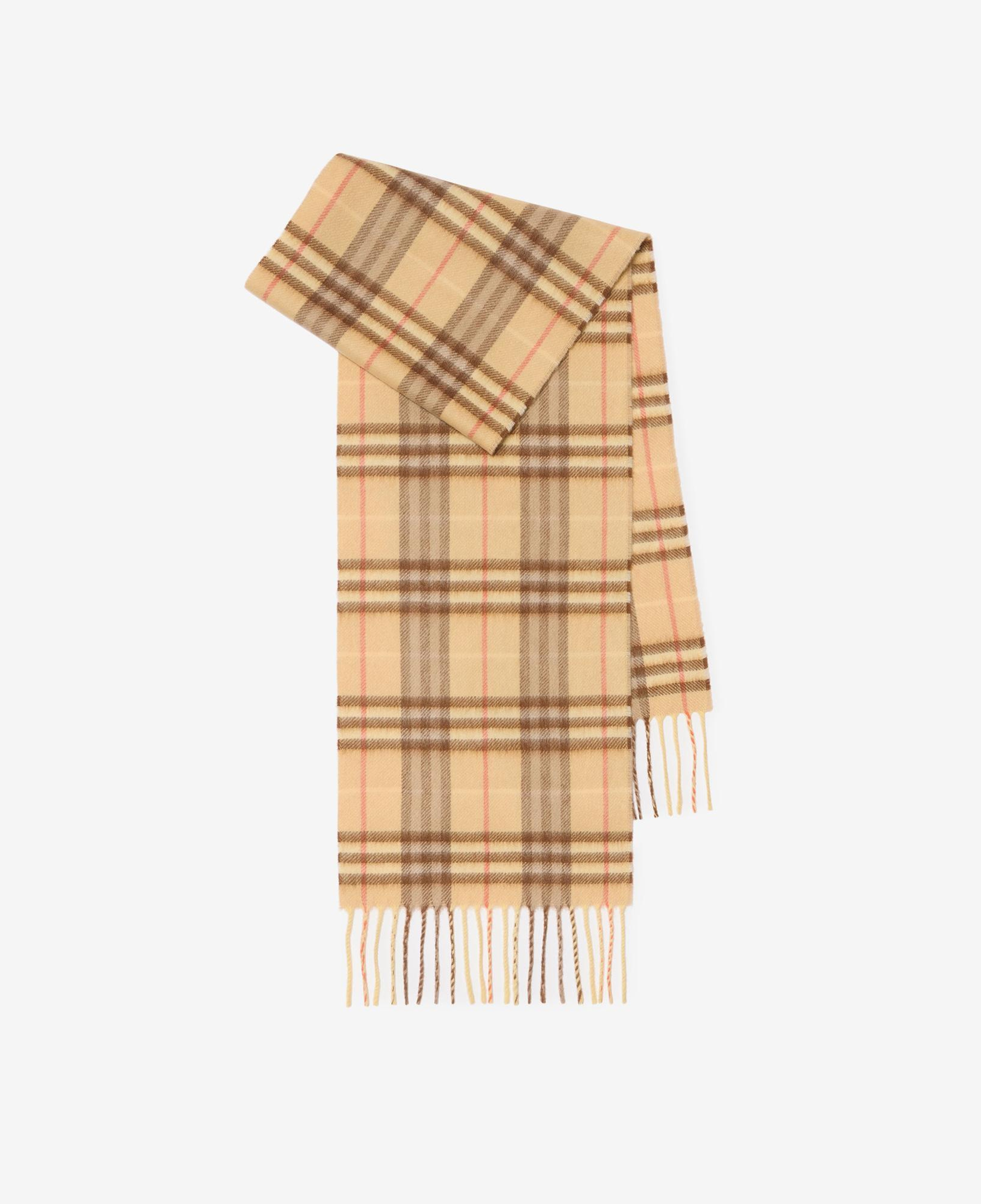 Burberry Vtg Cashmere Çocuk Sarı Atkı