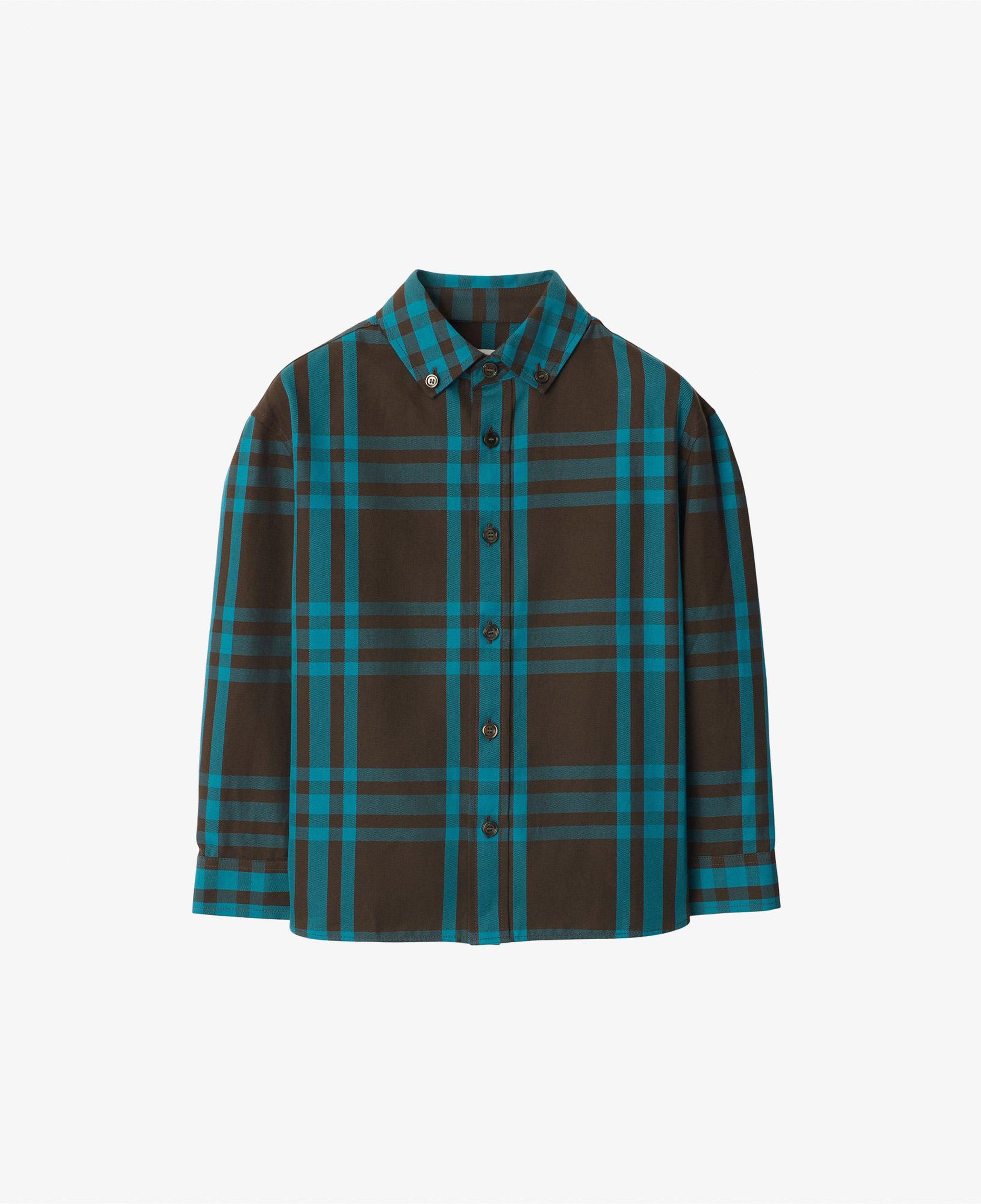 Burberry Angelo Cotton Çocuk Renkli Gömlek