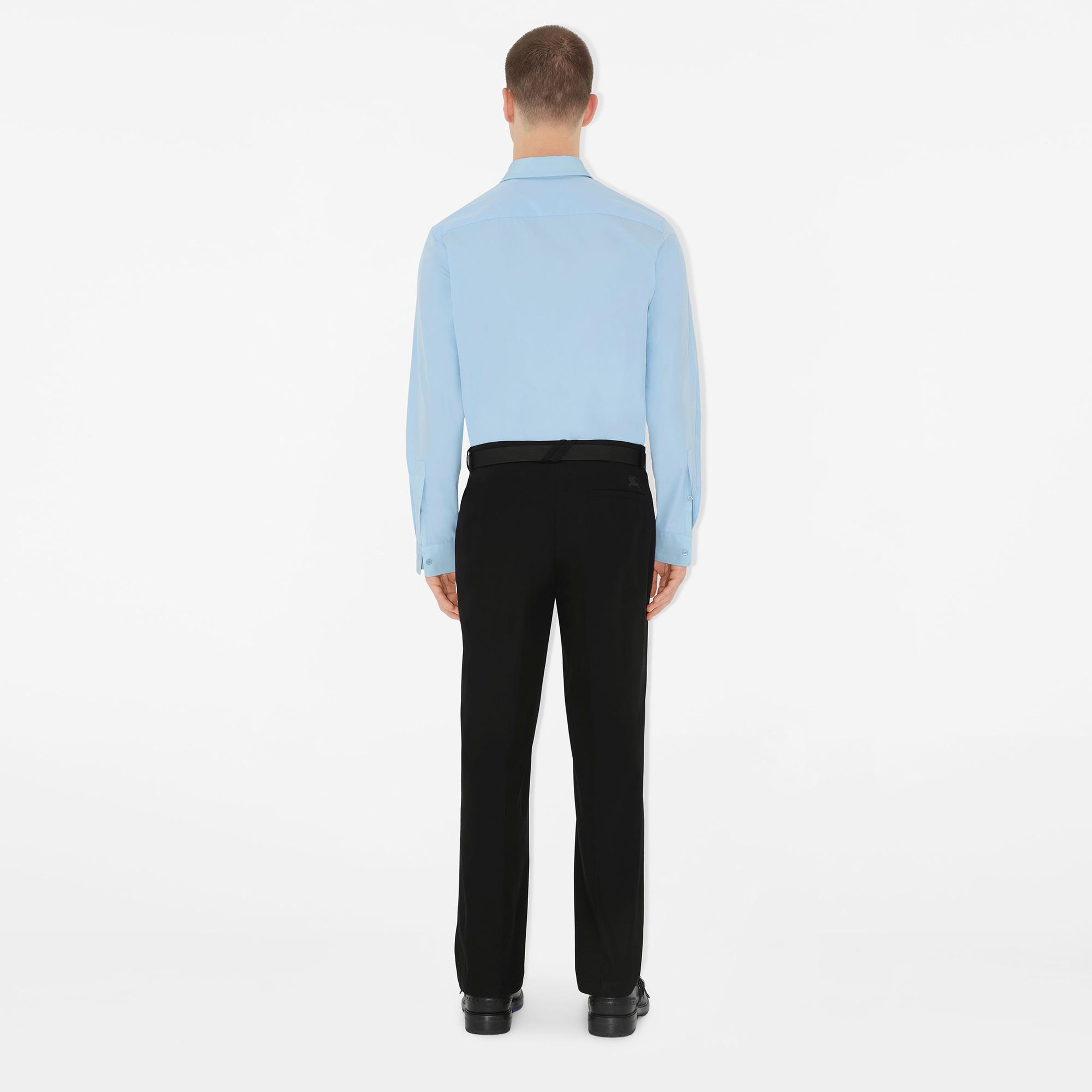 Burberry Sip Slim Fit Cotton Formal Erkek Mavi Gömlek