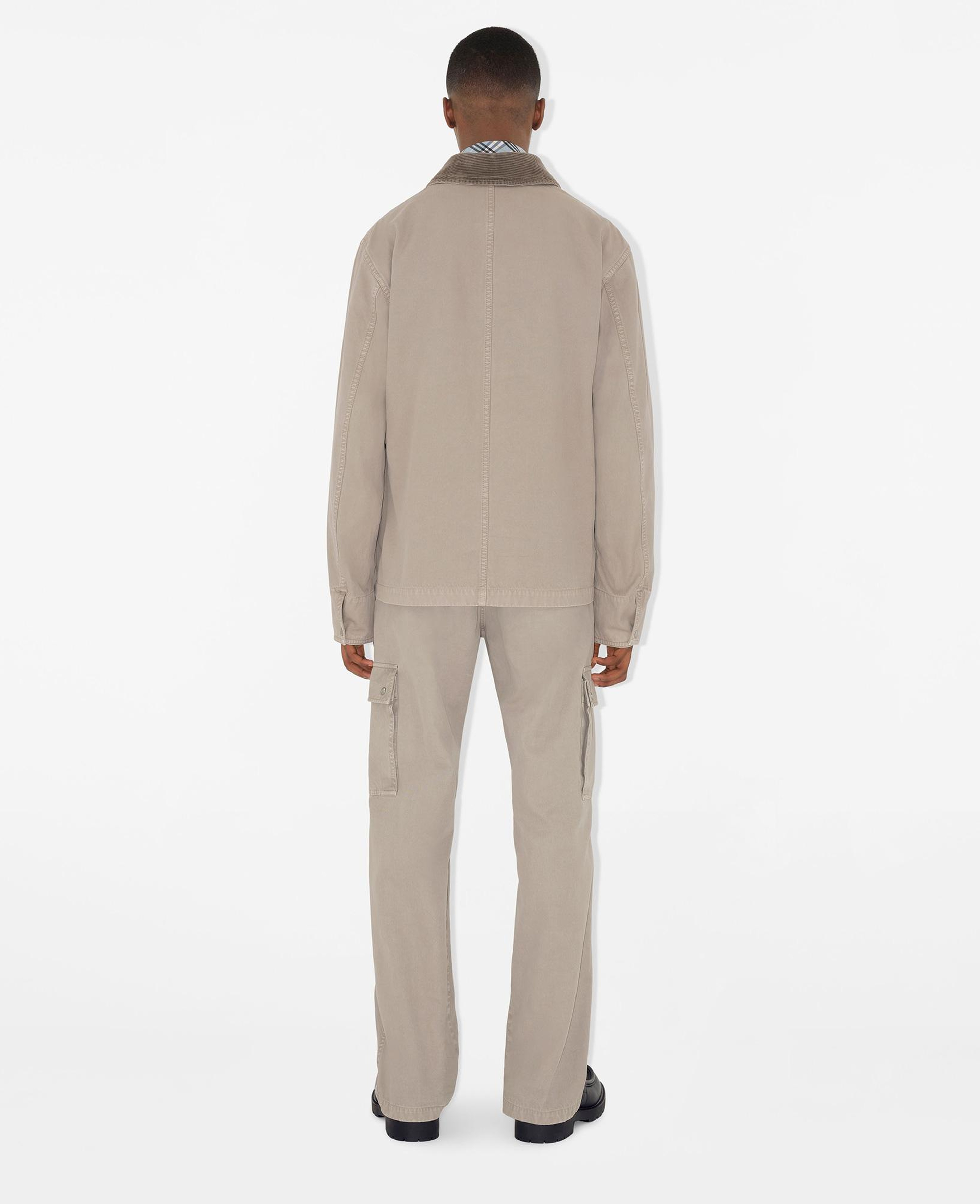 Burberry Casual Cotton Field Erkek Krem Ceket