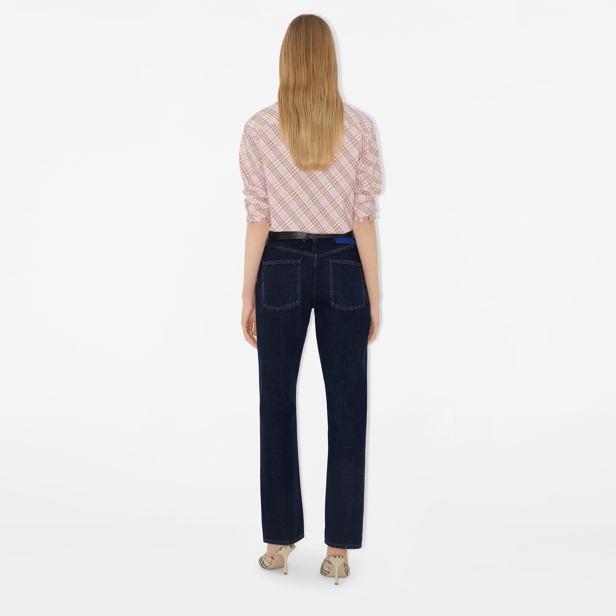 Burberry Pro Regular Fit Kadın Mavi Jeans