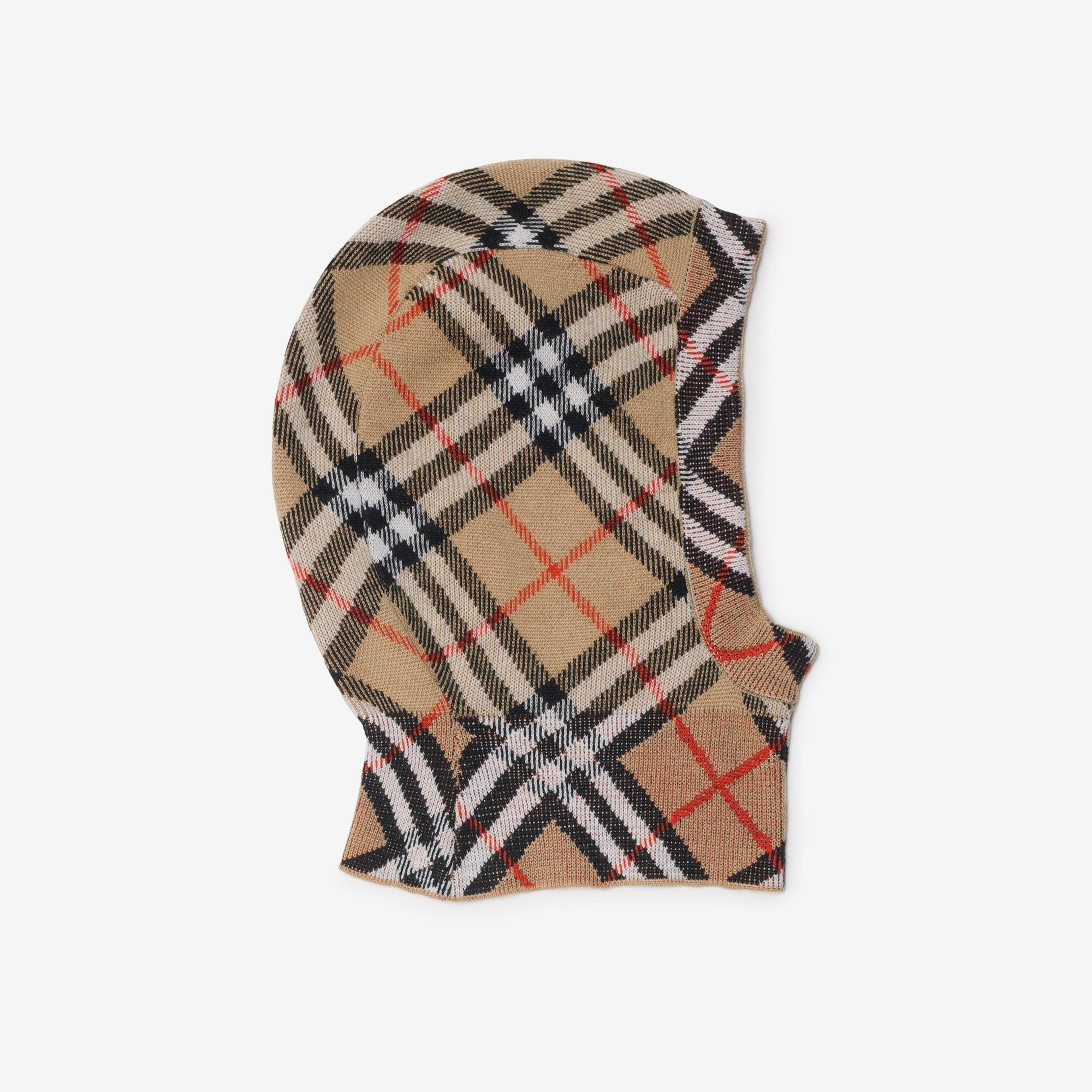 Burberry Sarah Jaq Wool Hood Çocuk Bej Bere