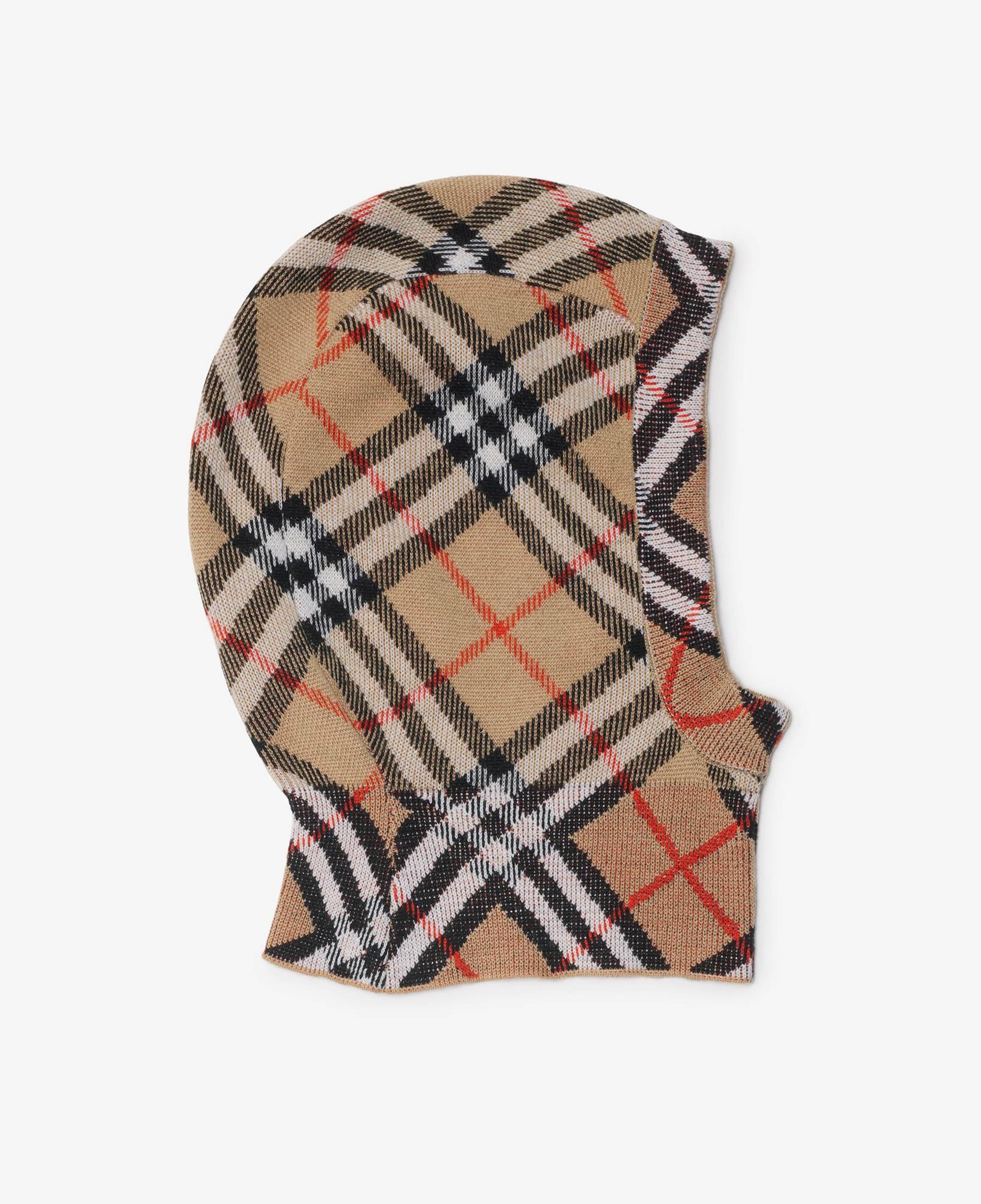 Burberry Sarah Jaq Wool Hood Çocuk Bej Bere