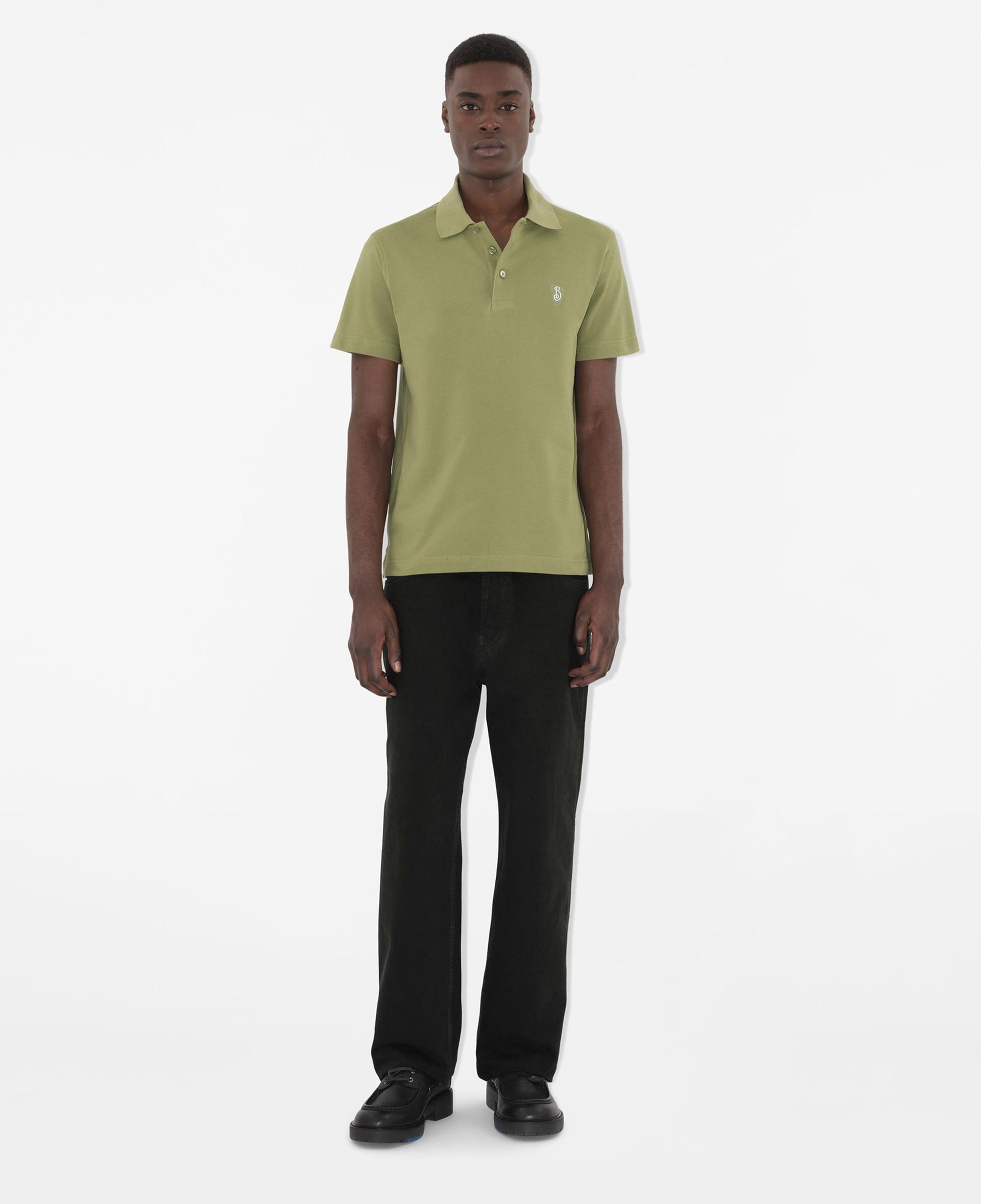 Burberry For Cotton Erkek Haki Polo