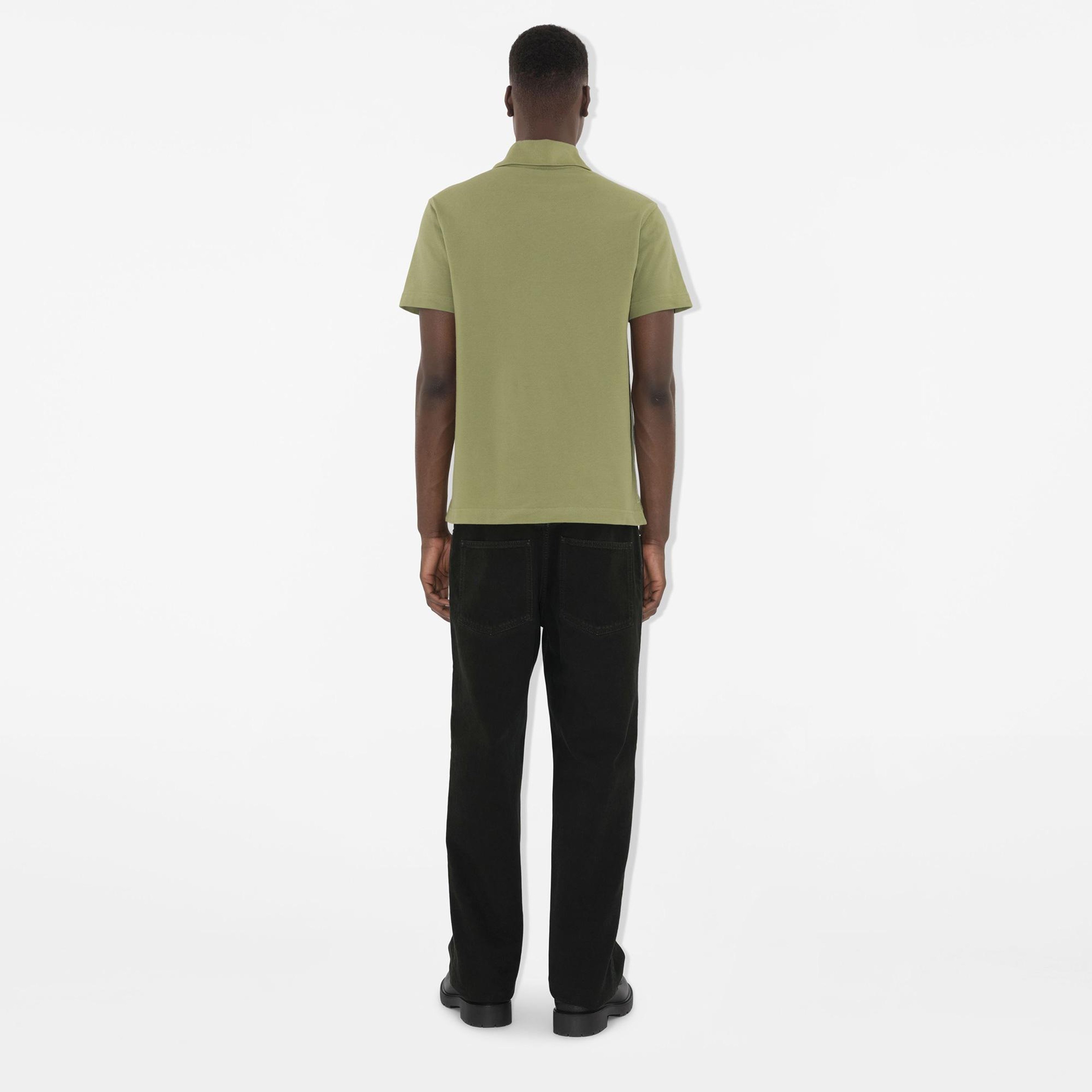 Burberry For Cotton Erkek Haki Polo
