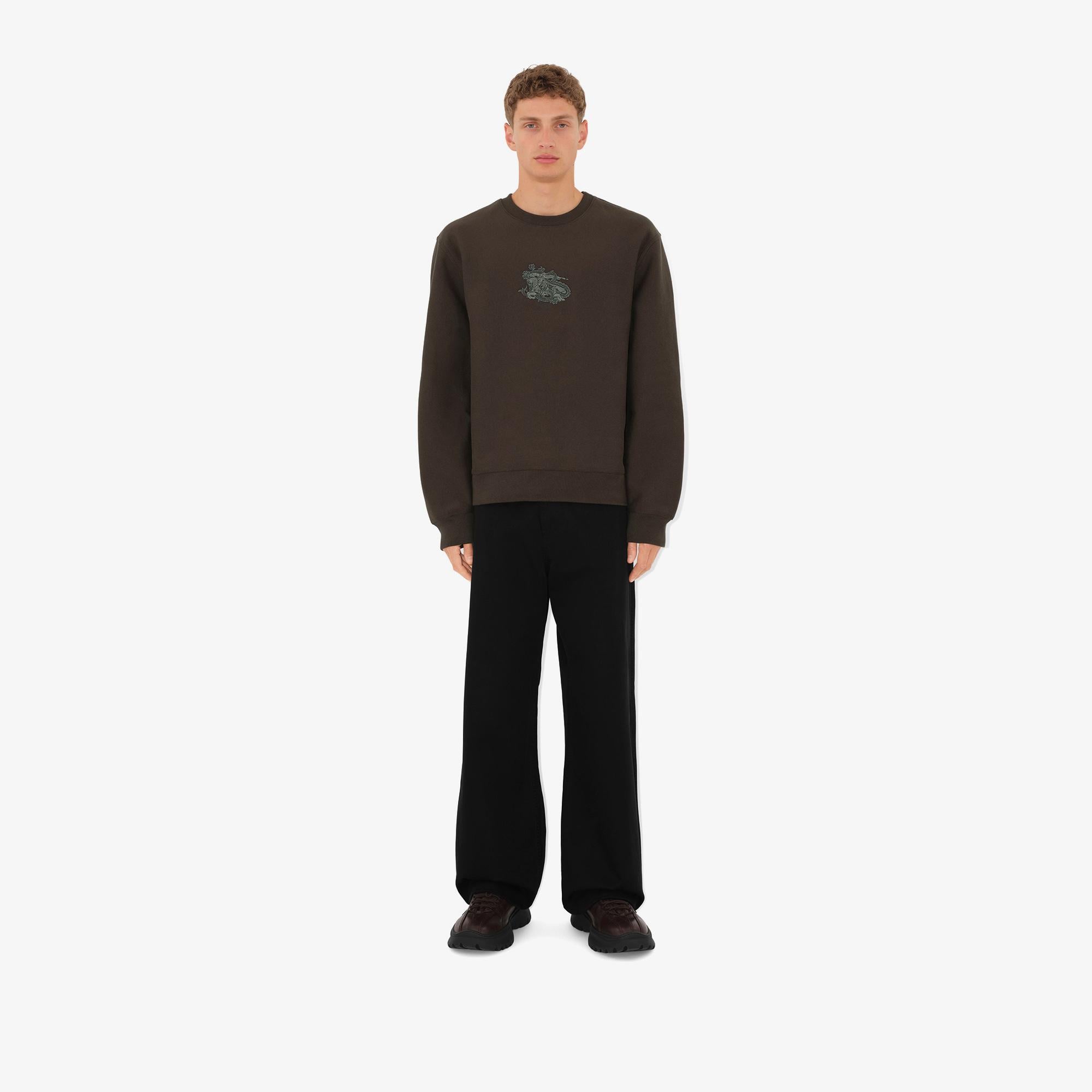 Burberry Erkek Siyah Sweatshirt