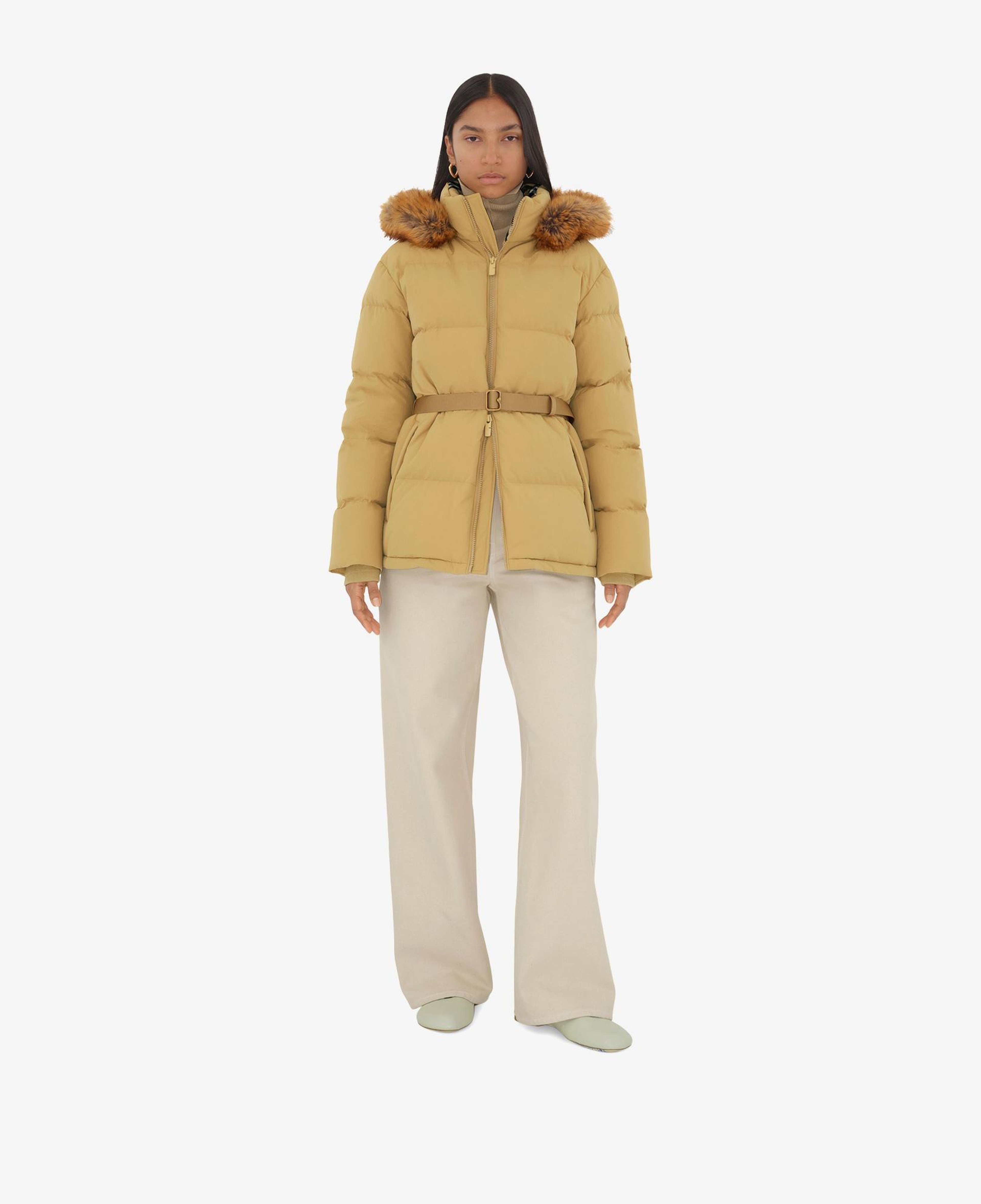 Burberry Kadın Sarı Mont