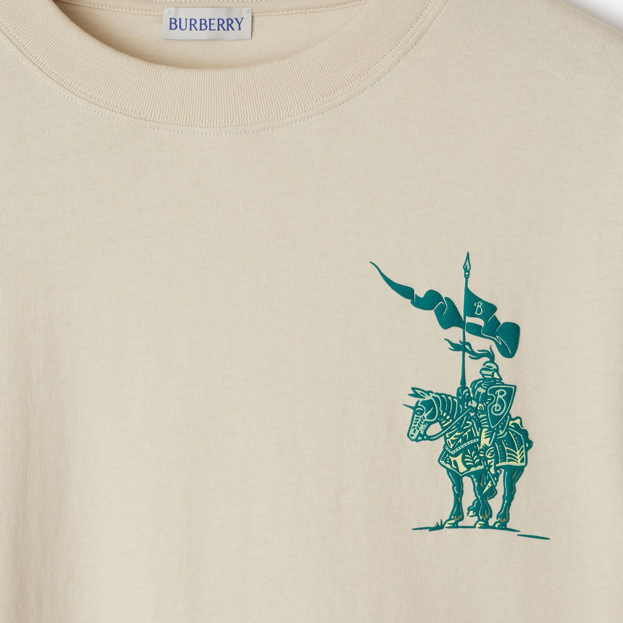 Burberry Sic Cotton Erkek Beyaz T-Shirt