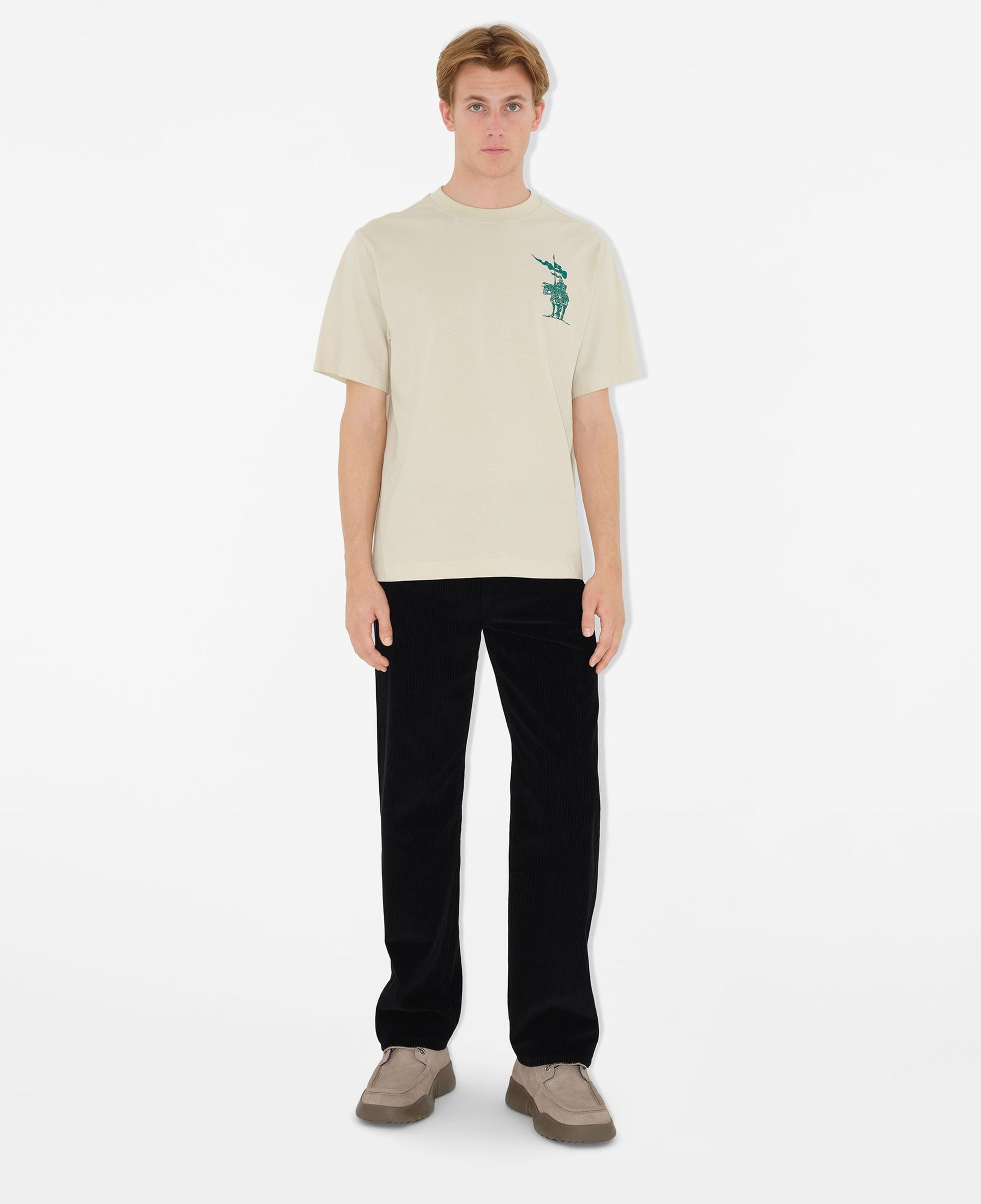 Burberry Sic Cotton Erkek Beyaz T-Shirt
