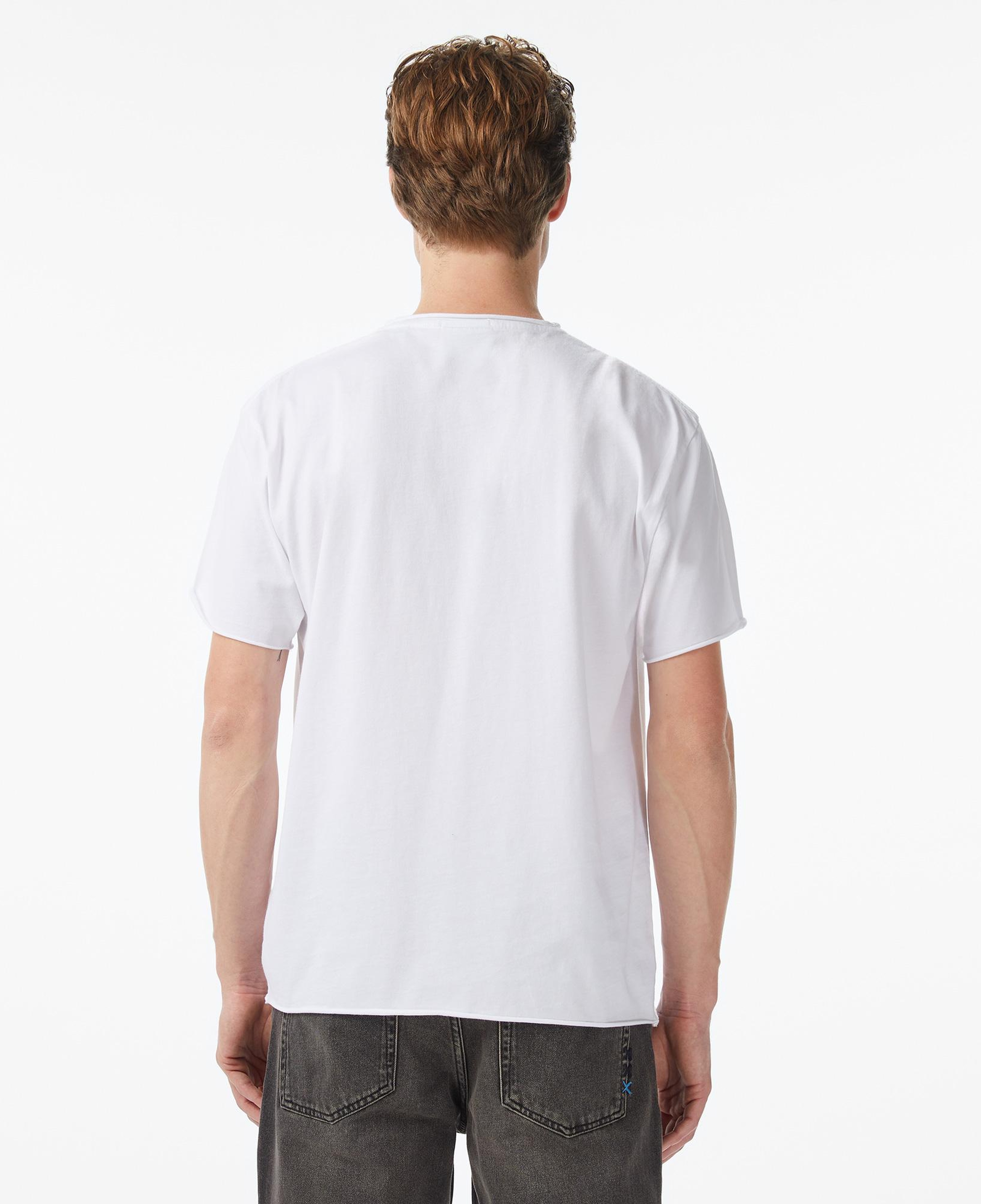 Scotch&Soda Raw Edge Erkek Beyaz T-Shirt