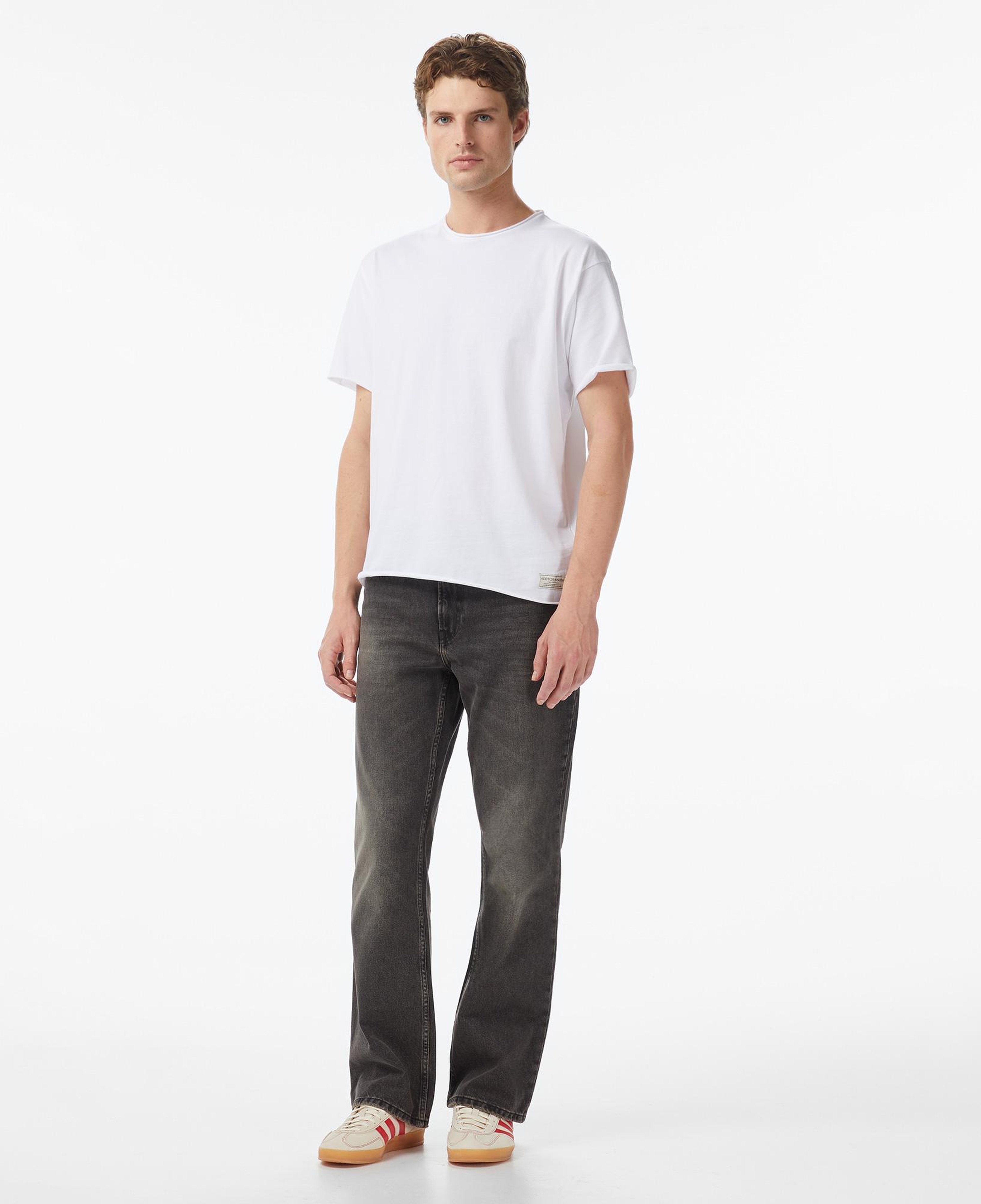 Scotch&Soda Raw Edge Erkek Beyaz T-Shirt