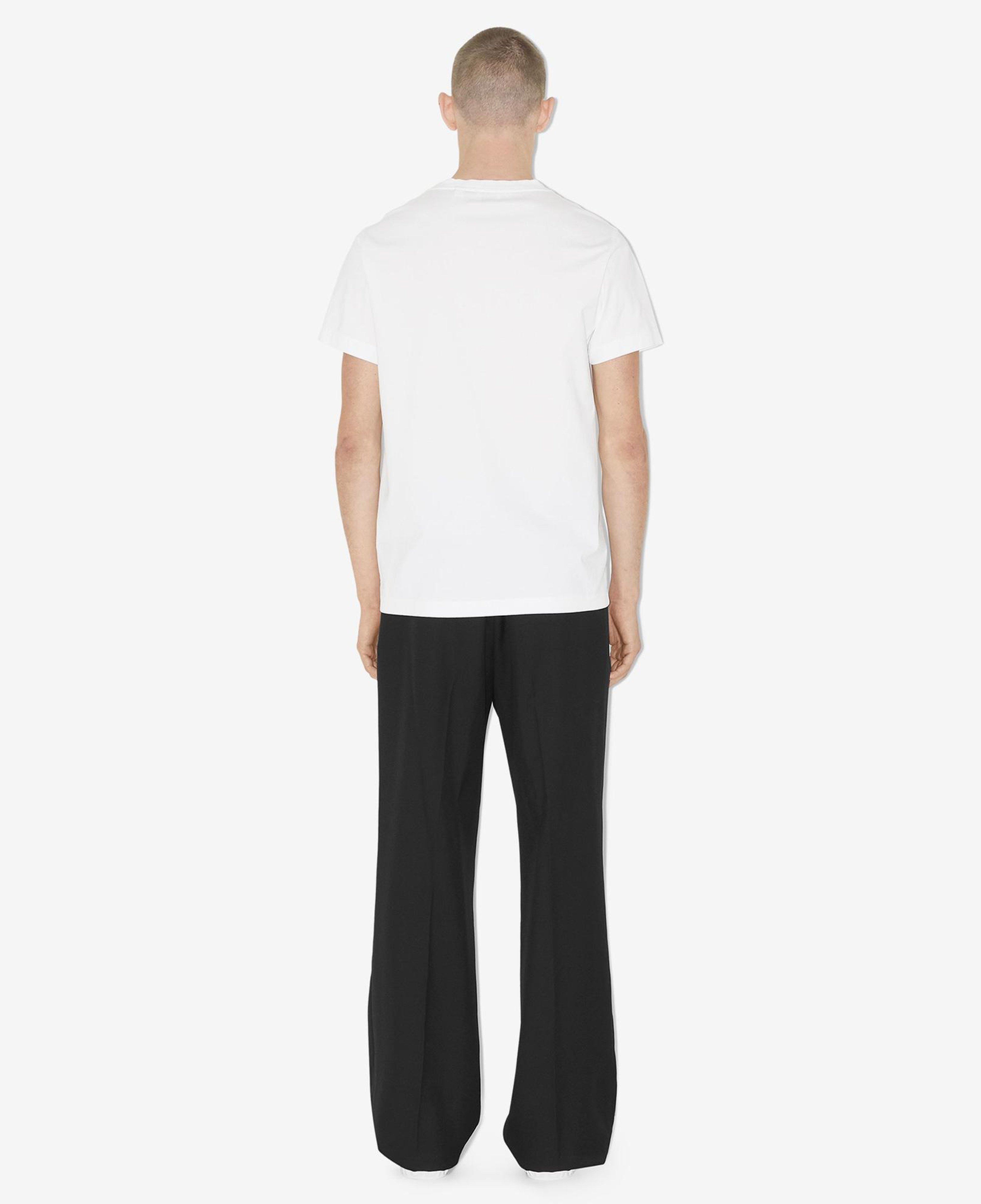 Burberry Parker Tb Replen Cotton Erkek Beyaz T-Shirt