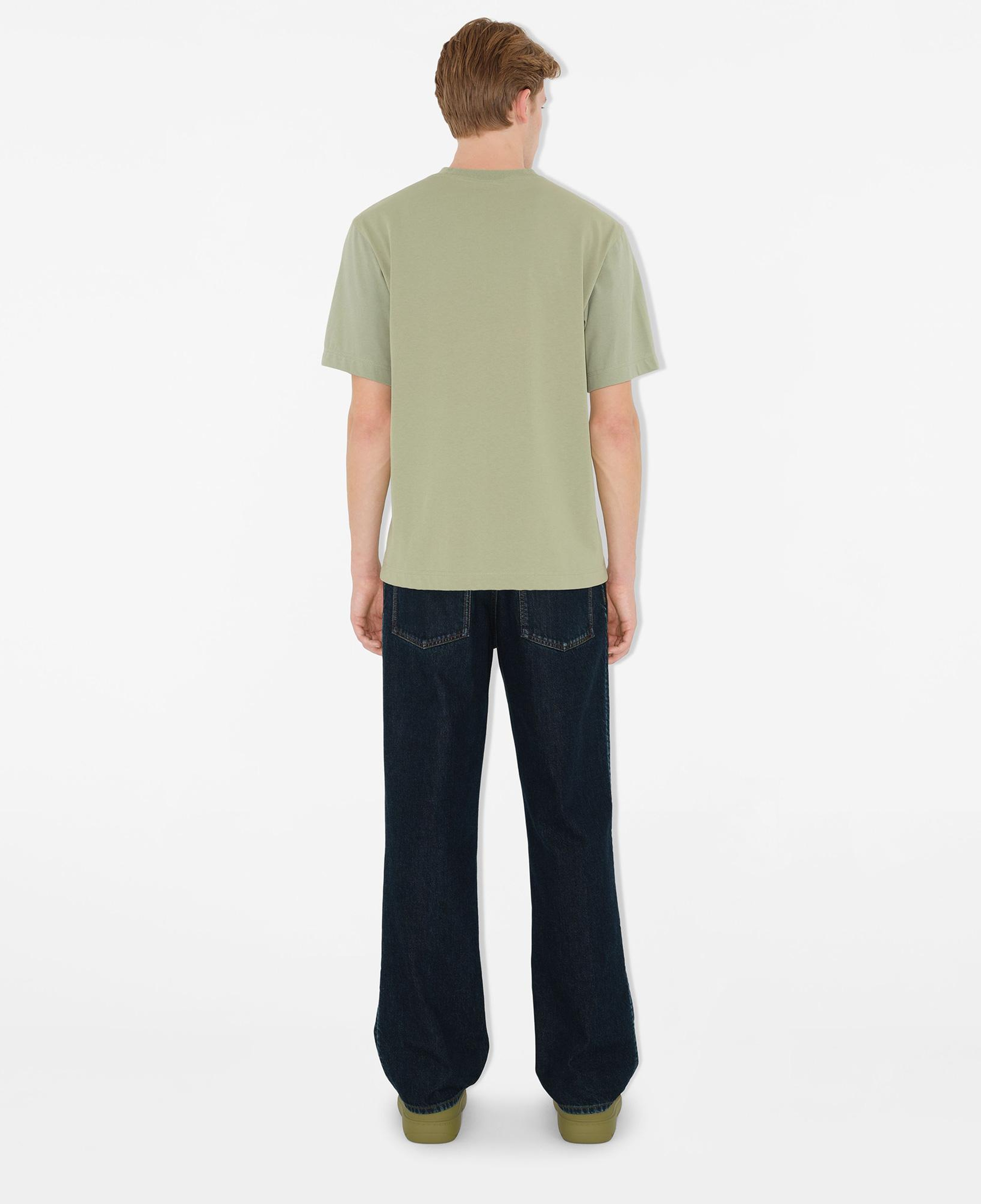 Burberry Sic Cotton Erkek Haki T-Shirt