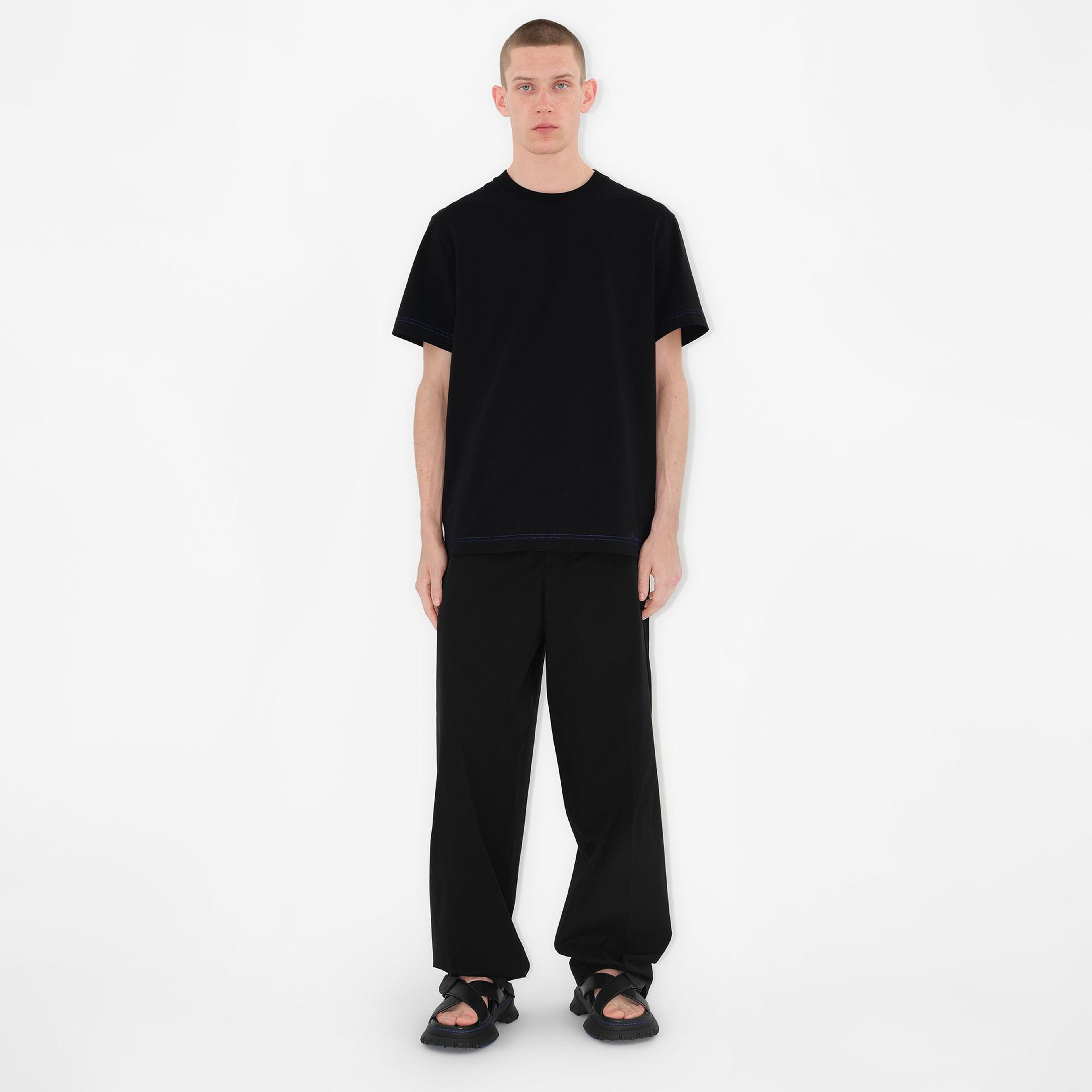 Burberry Erkek Siyah T-Shirt