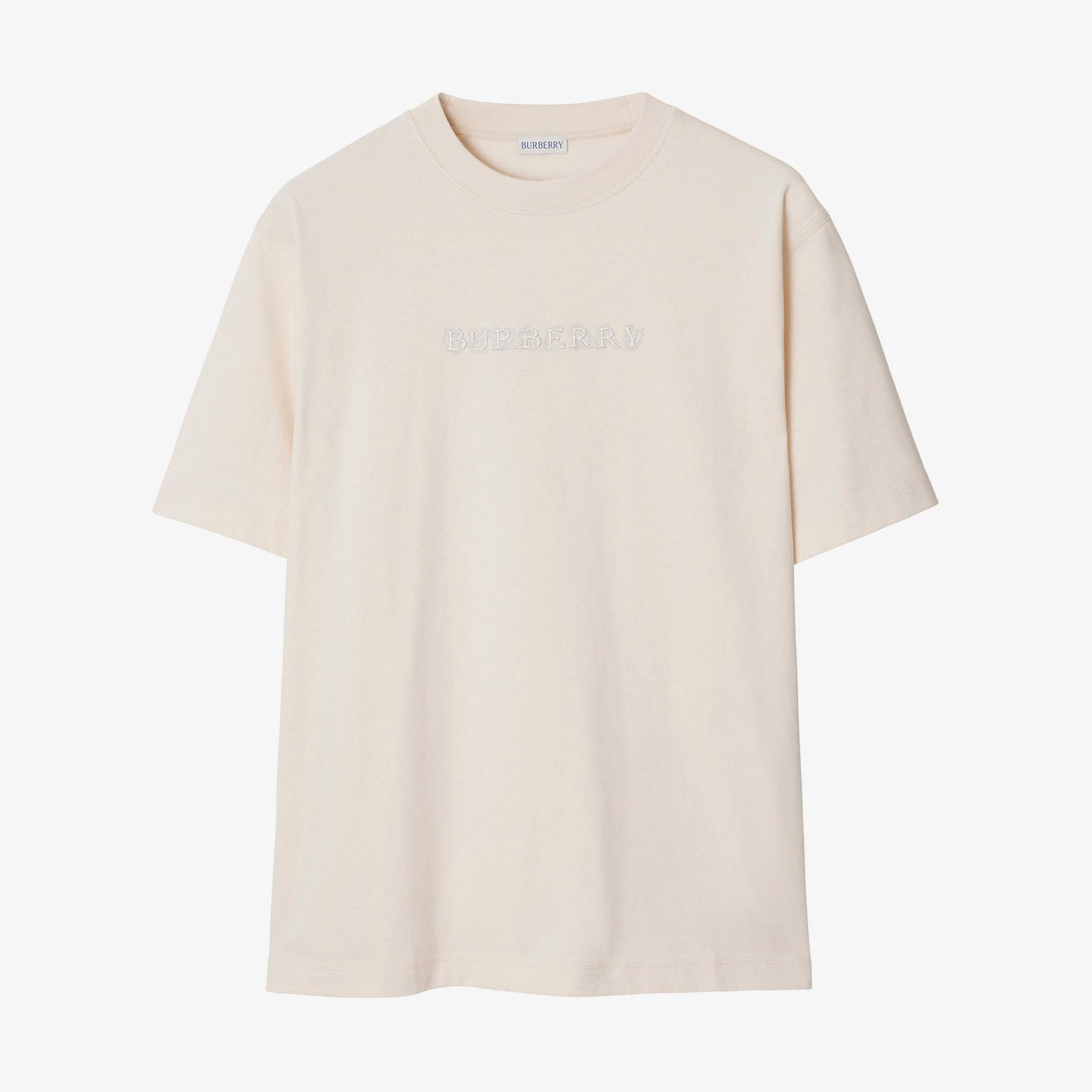 Burberry Erkek Krem T-Shirt