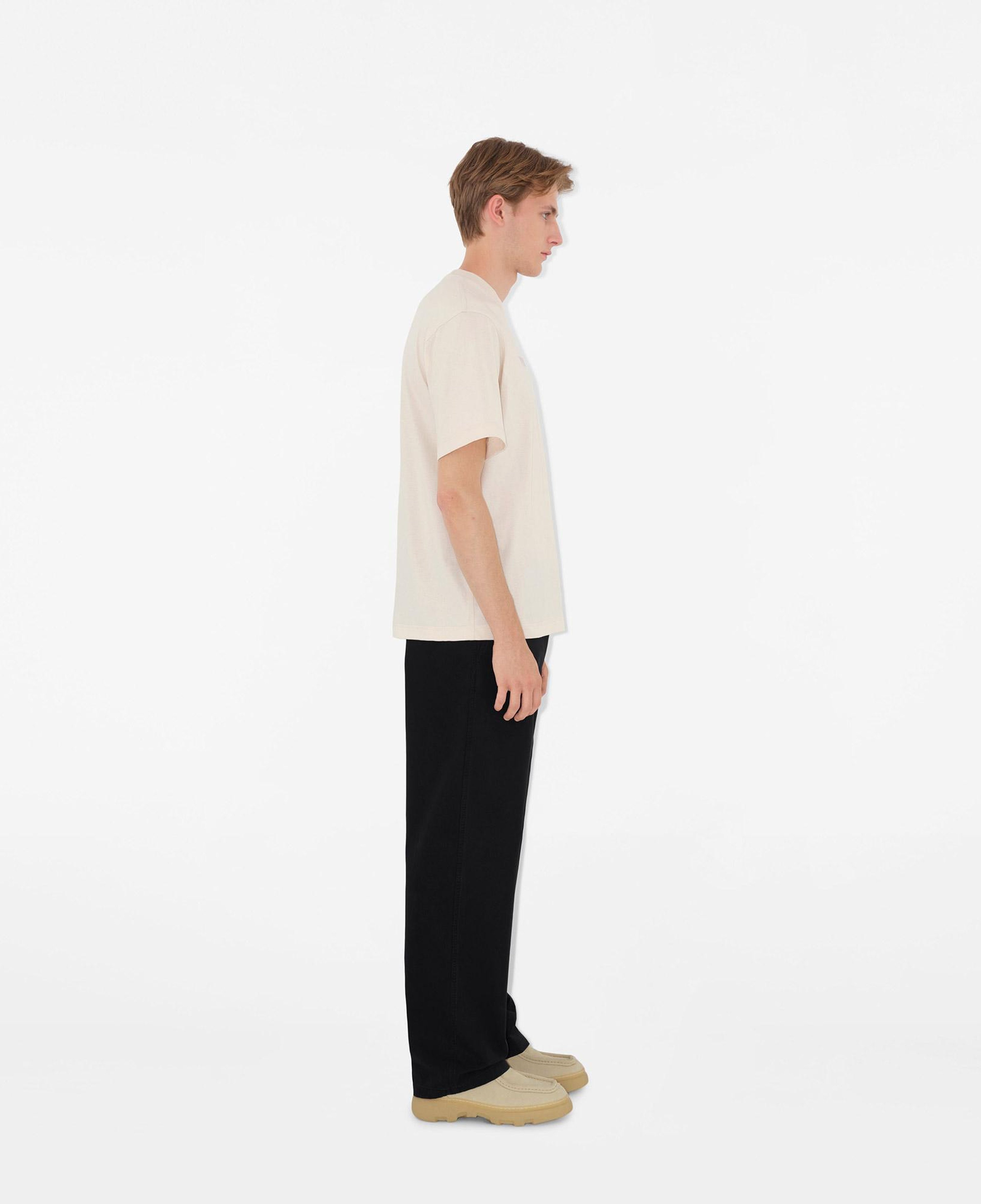 Burberry Erkek Krem T-Shirt