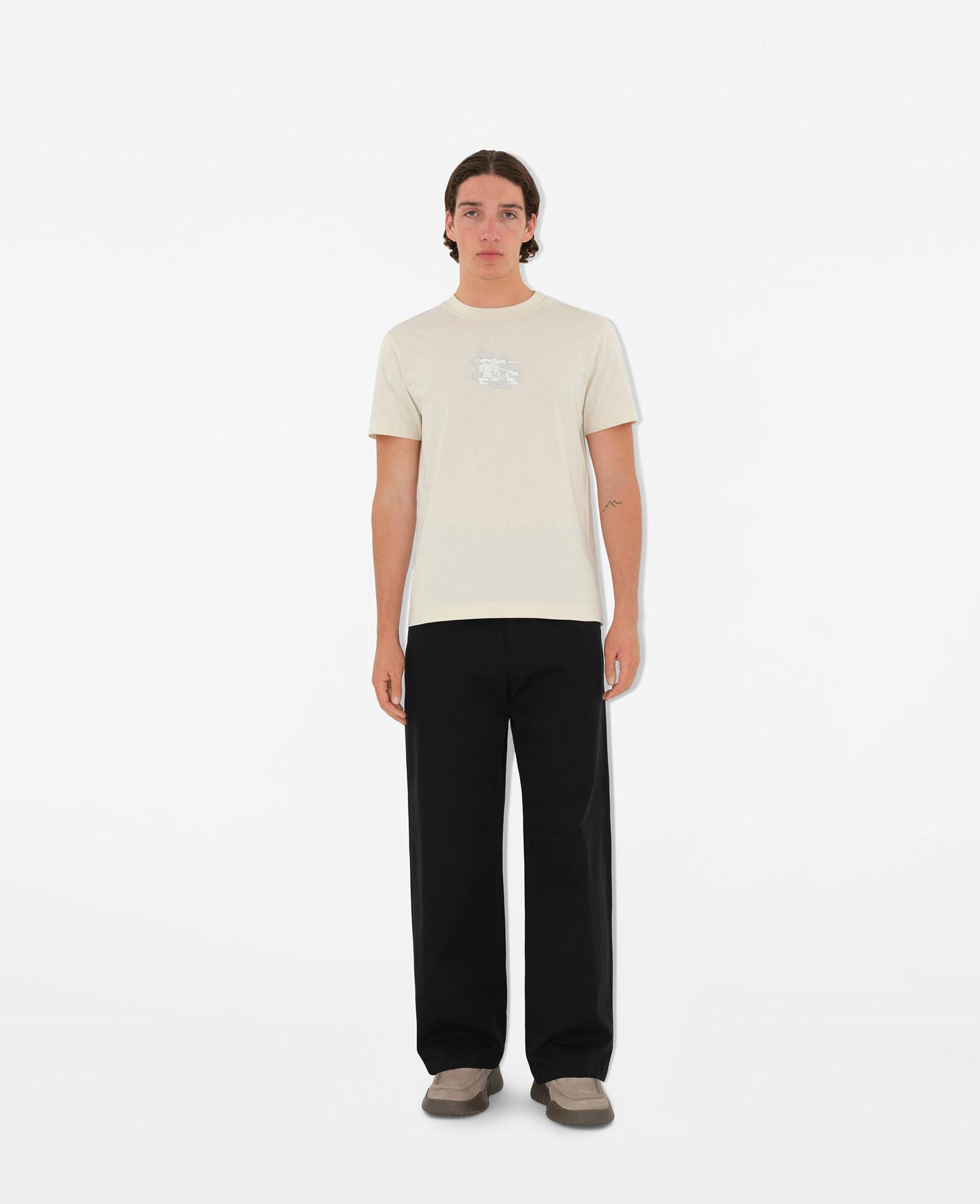 Burberry Erkek Bej T-Shirt