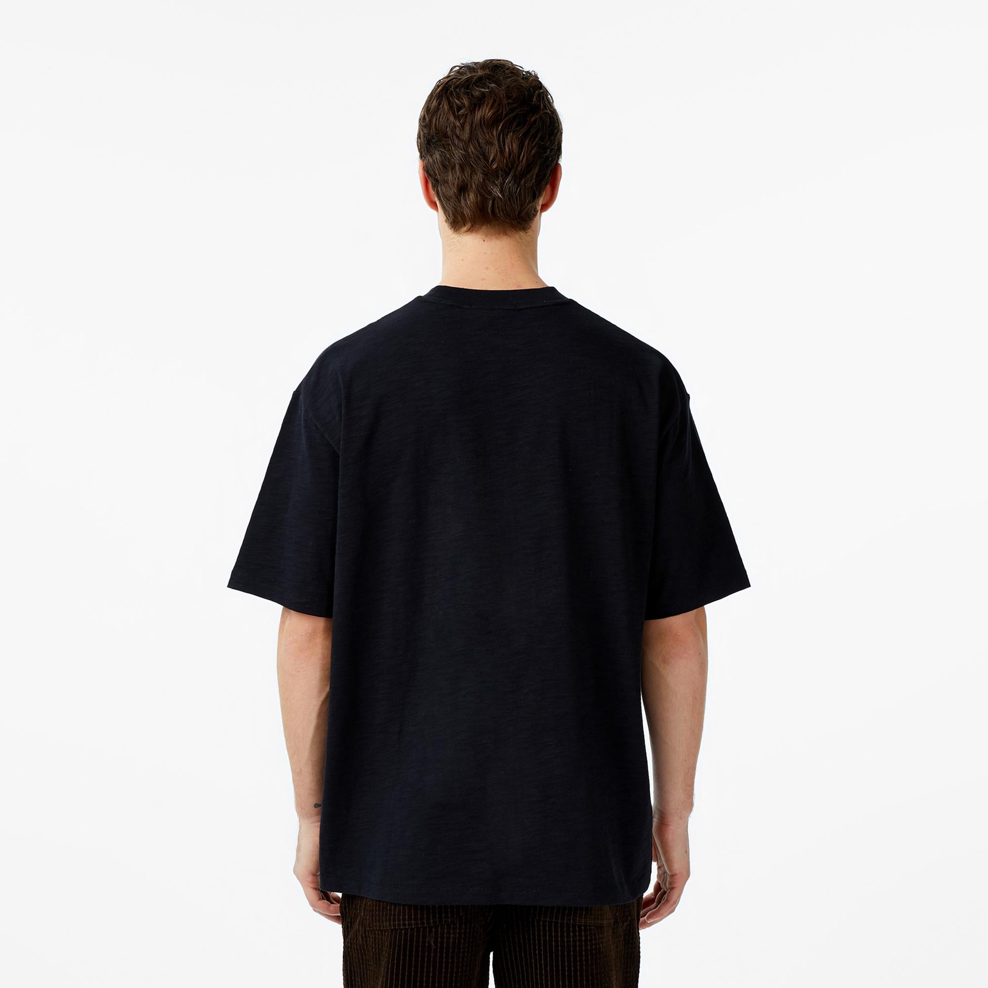 Scotch&Soda Loose Fit Applique Erkek Lacivert T-Shirt