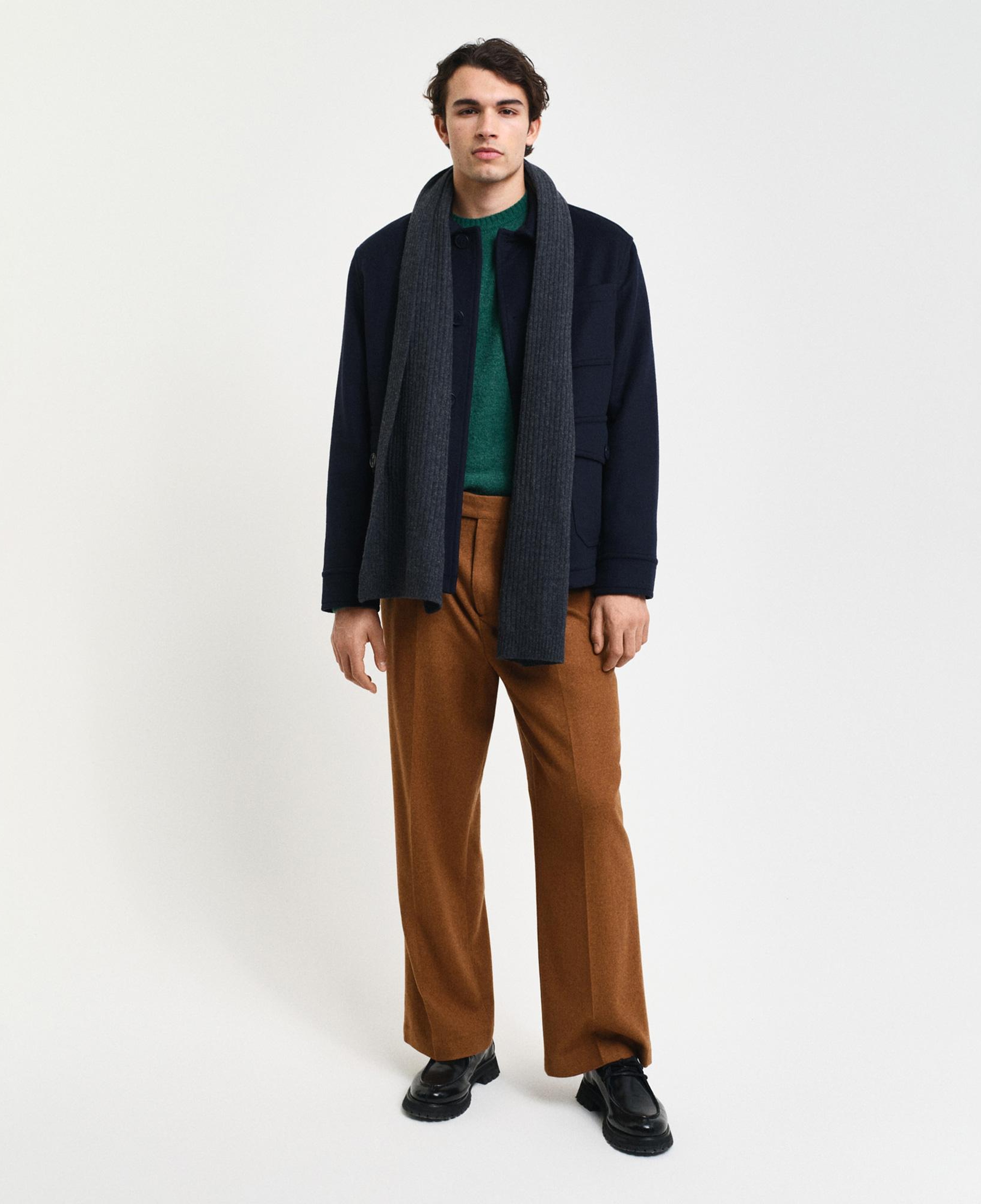 GANT Erkek Yeşil Regular Fit Uzun Kollu Kazak