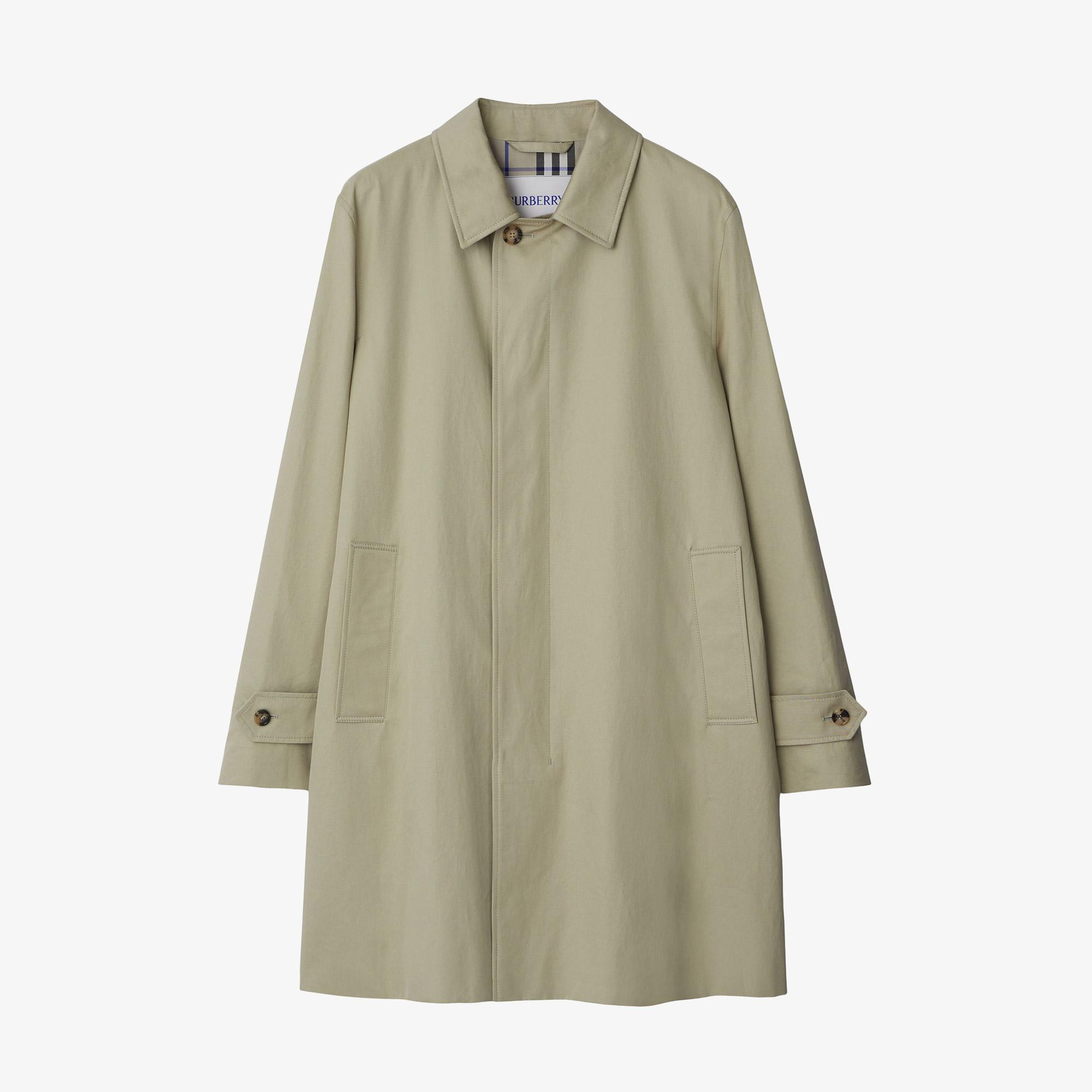 Burberry Erkek Yeşil Pardesu