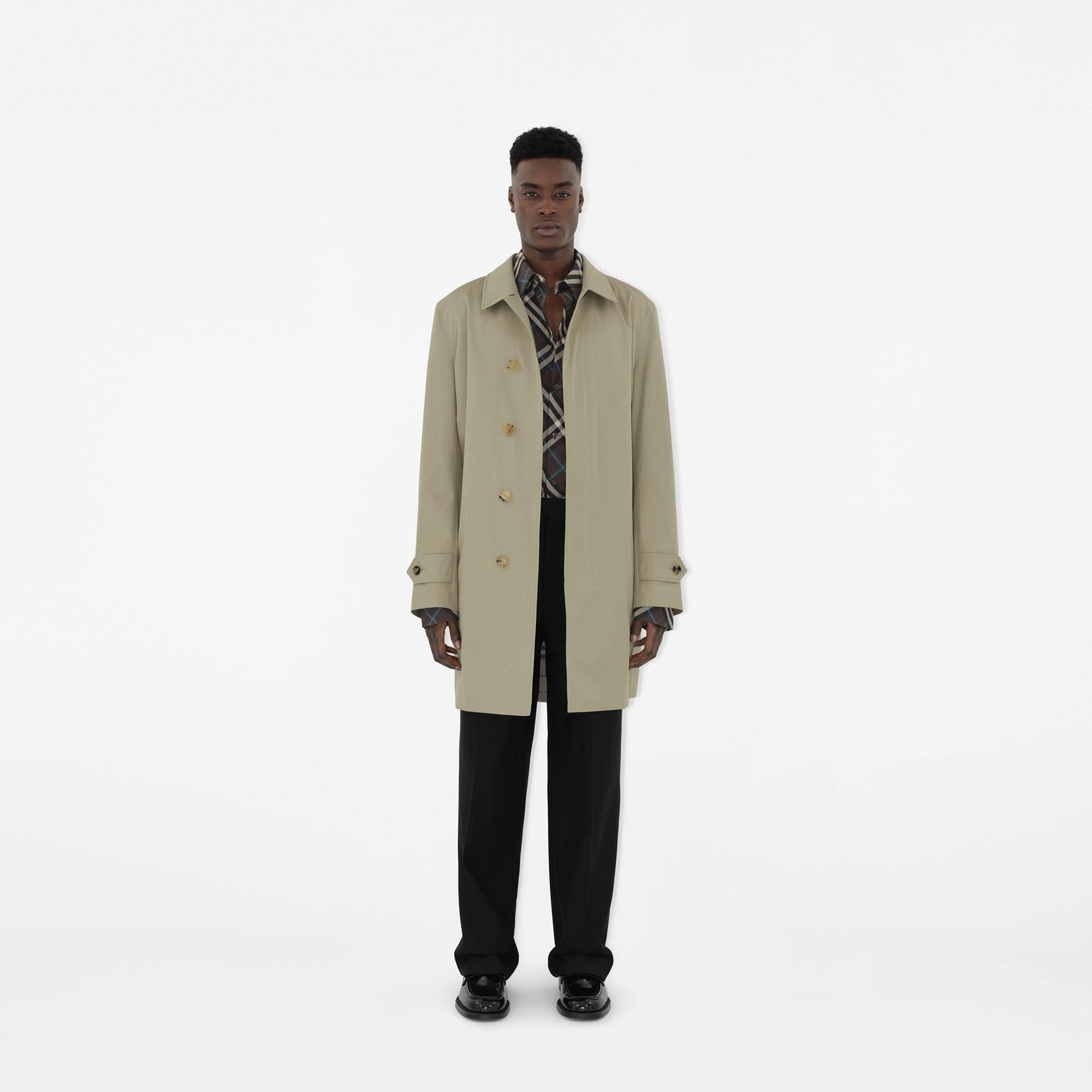 Burberry Erkek Yeşil Pardesu