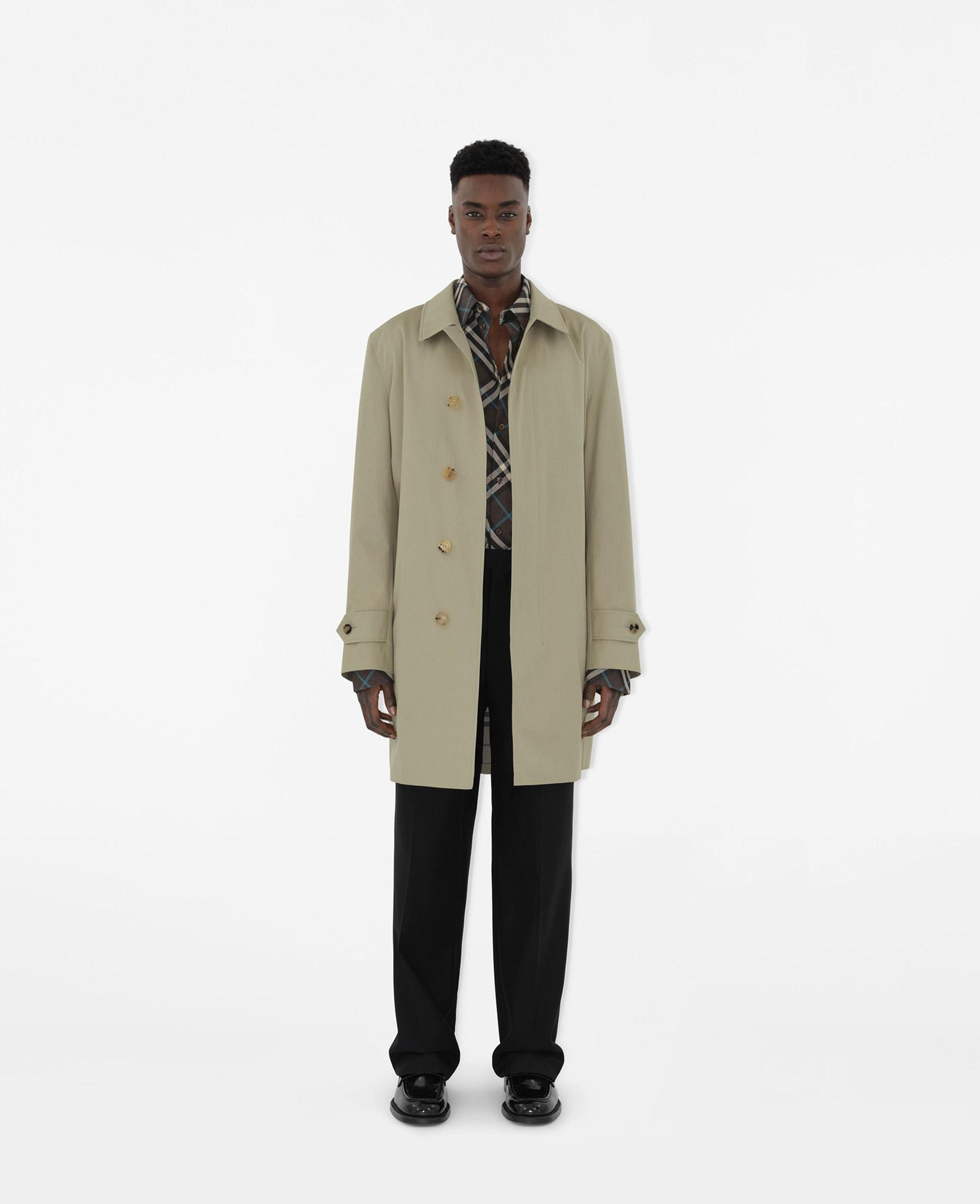 Burberry Erkek Yeşil Pardesu