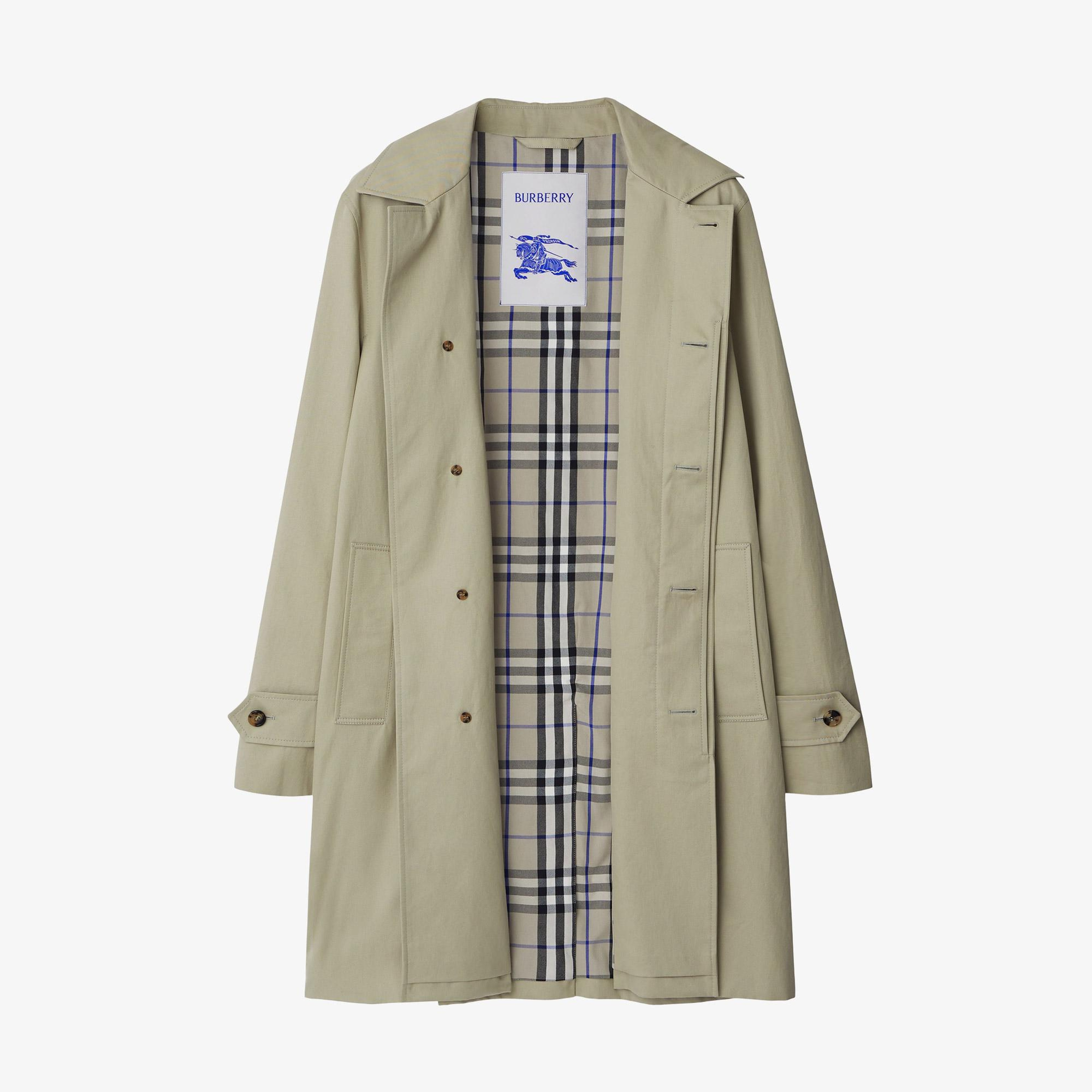 Burberry Erkek Yeşil Pardesu